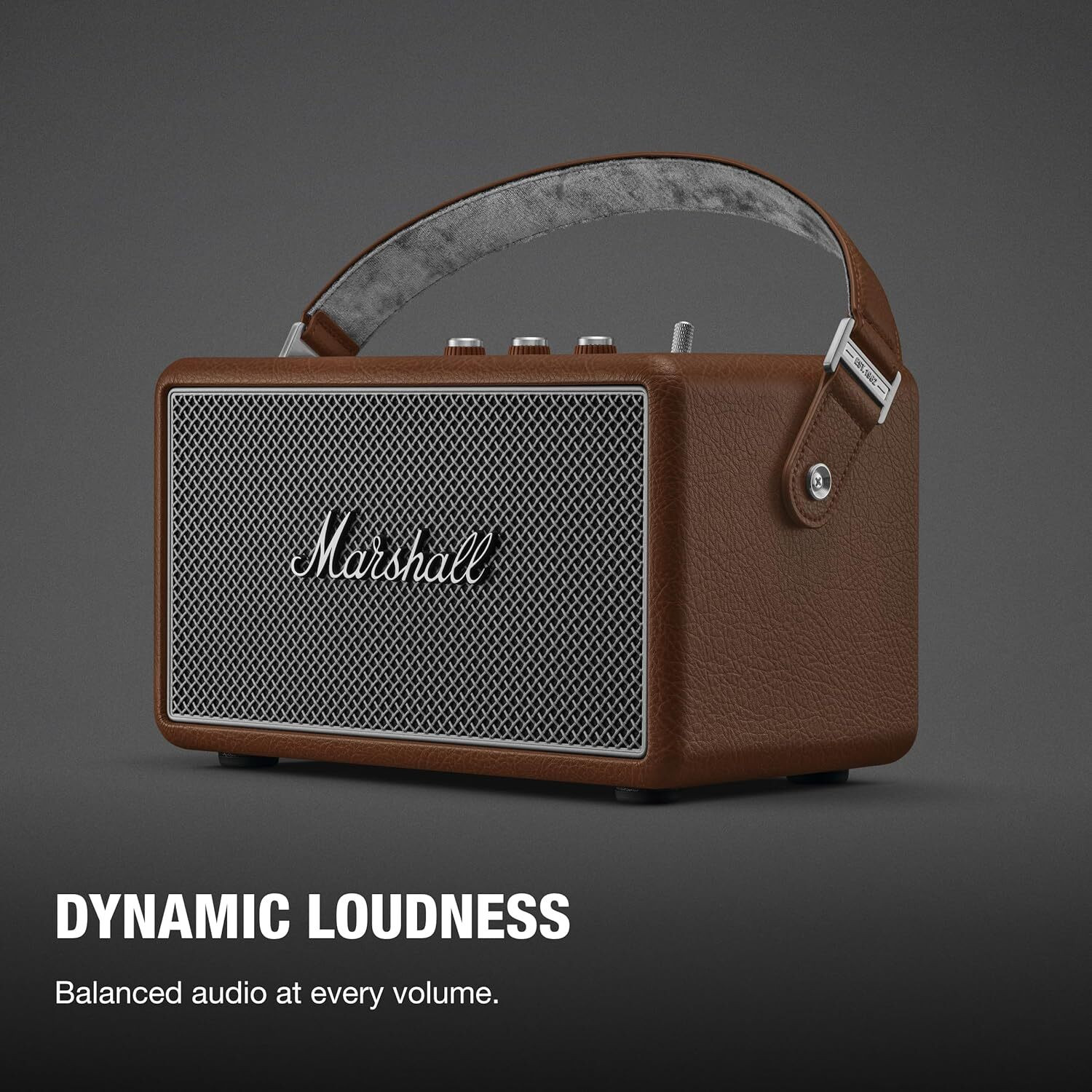 Image of Marshall Kilburn III - 50+ Hours of Portable Playtime, 360 Sound, Dust & Water-Resistant Bluetooth Home Audio Speaker