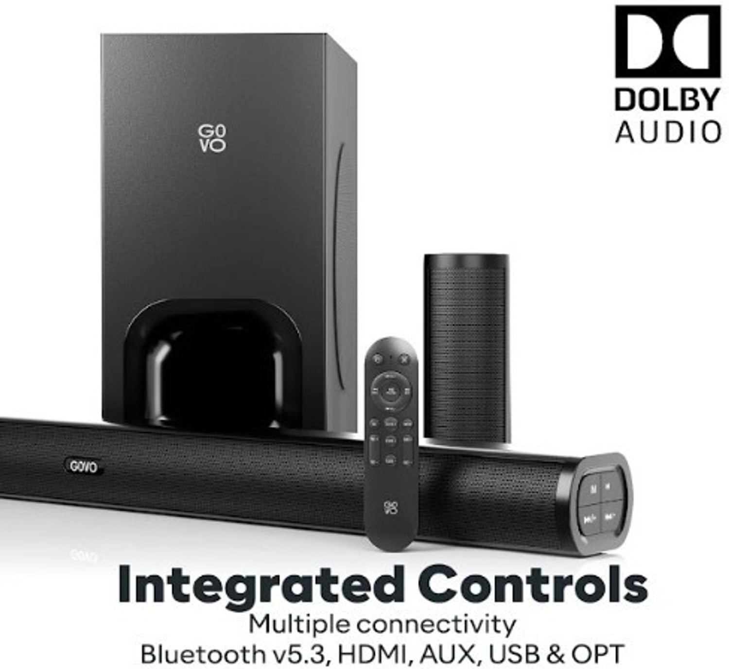 Image of GOVO GOSURROUND 980 Dolby Digital wired Subwoofer 525 W Bluetooth Soundbar