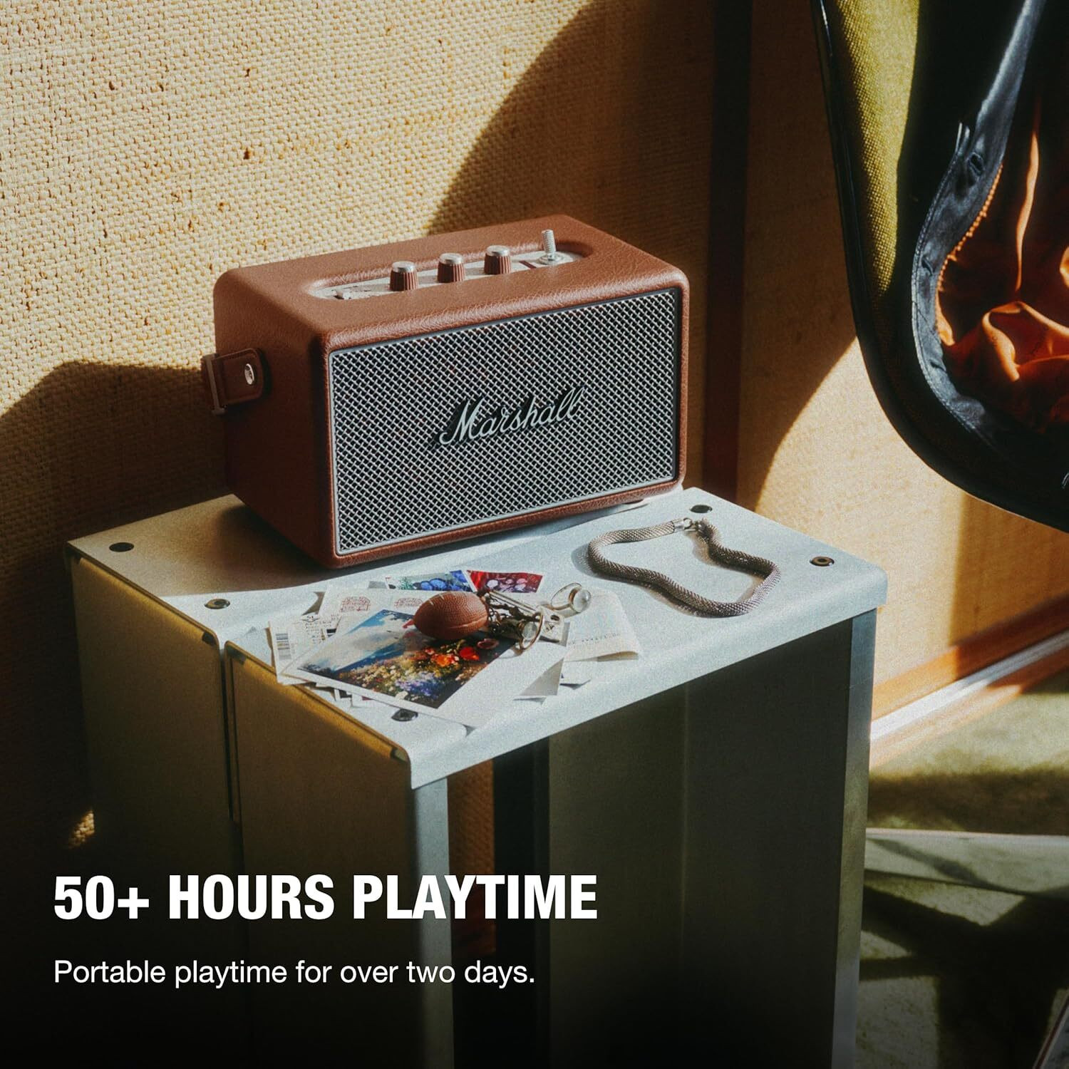 Image of Marshall Kilburn III - 50+ Hours of Portable Playtime, 360 Sound, Dust & Water-Resistant Bluetooth Home Audio Speaker