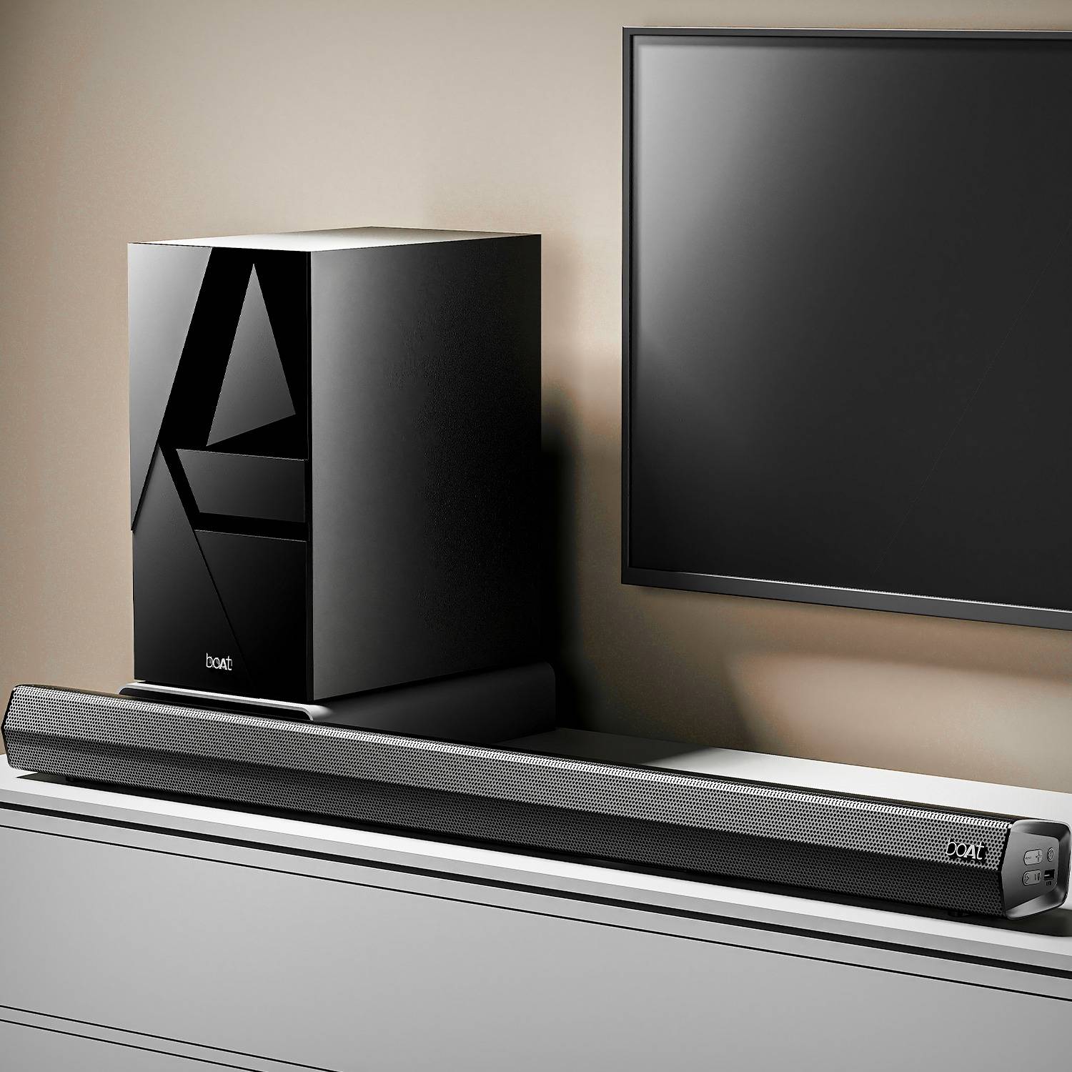 boAt Bar Thump 200W Bluetooth Soundbar with Wired Subwoofer - Image 1