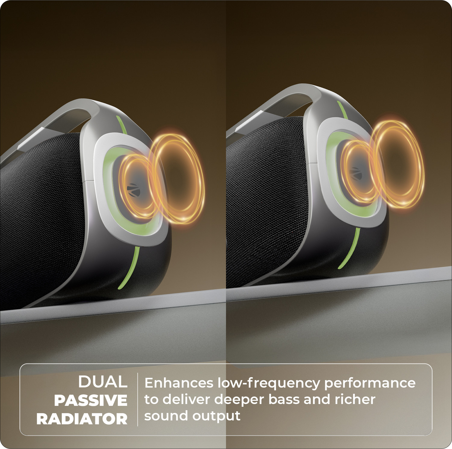 Image of ZEBRONICS Sound Feast 270, 6Hrs Playback, Dual Drivers, TWS, BTv5.3, USB, AUX, LED, Type-C 60 W Bluetooth Party Speaker