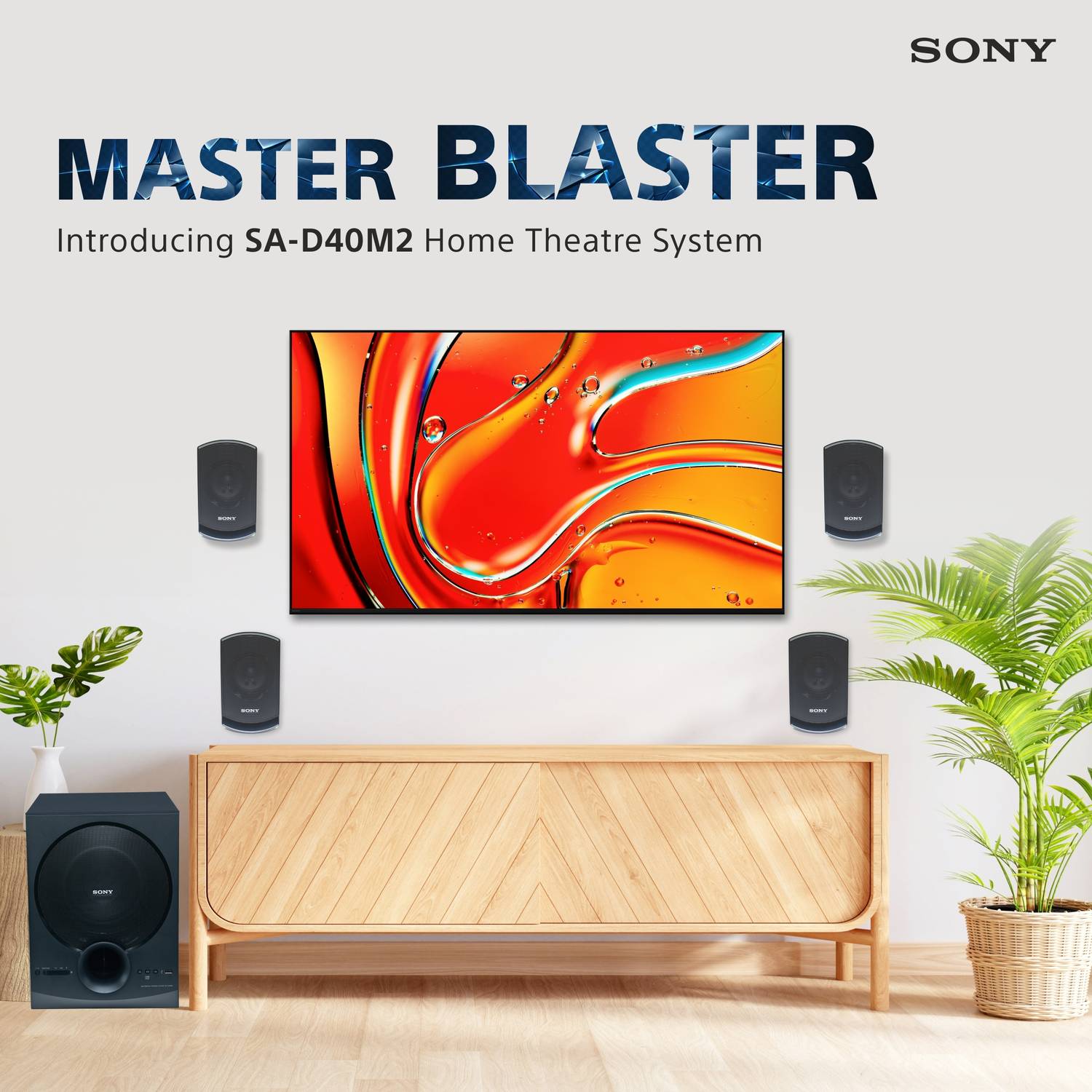 SONY SA-D40M2 4.1ch Home Theatre System - Image 2