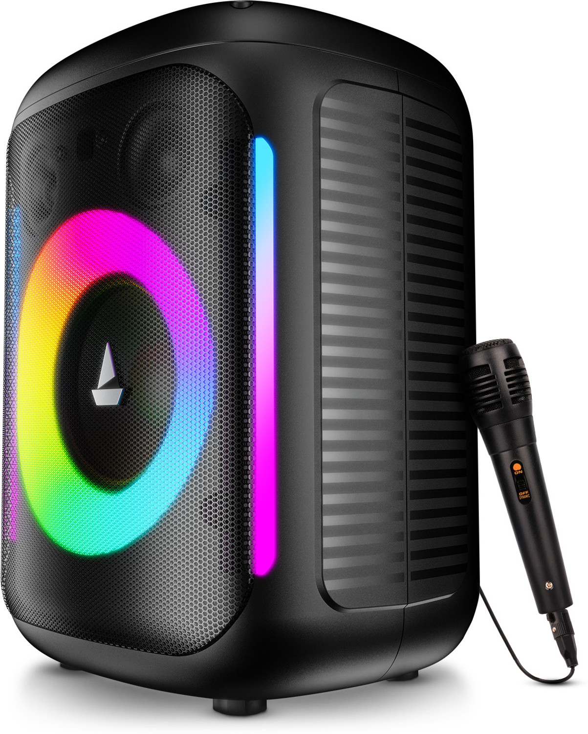 Image of boAt Partypal 30, Wired Mic for Karaoke, 6H Battery, RGB LED, TWS Mode, EQ Modes 25 W Bluetooth Speaker