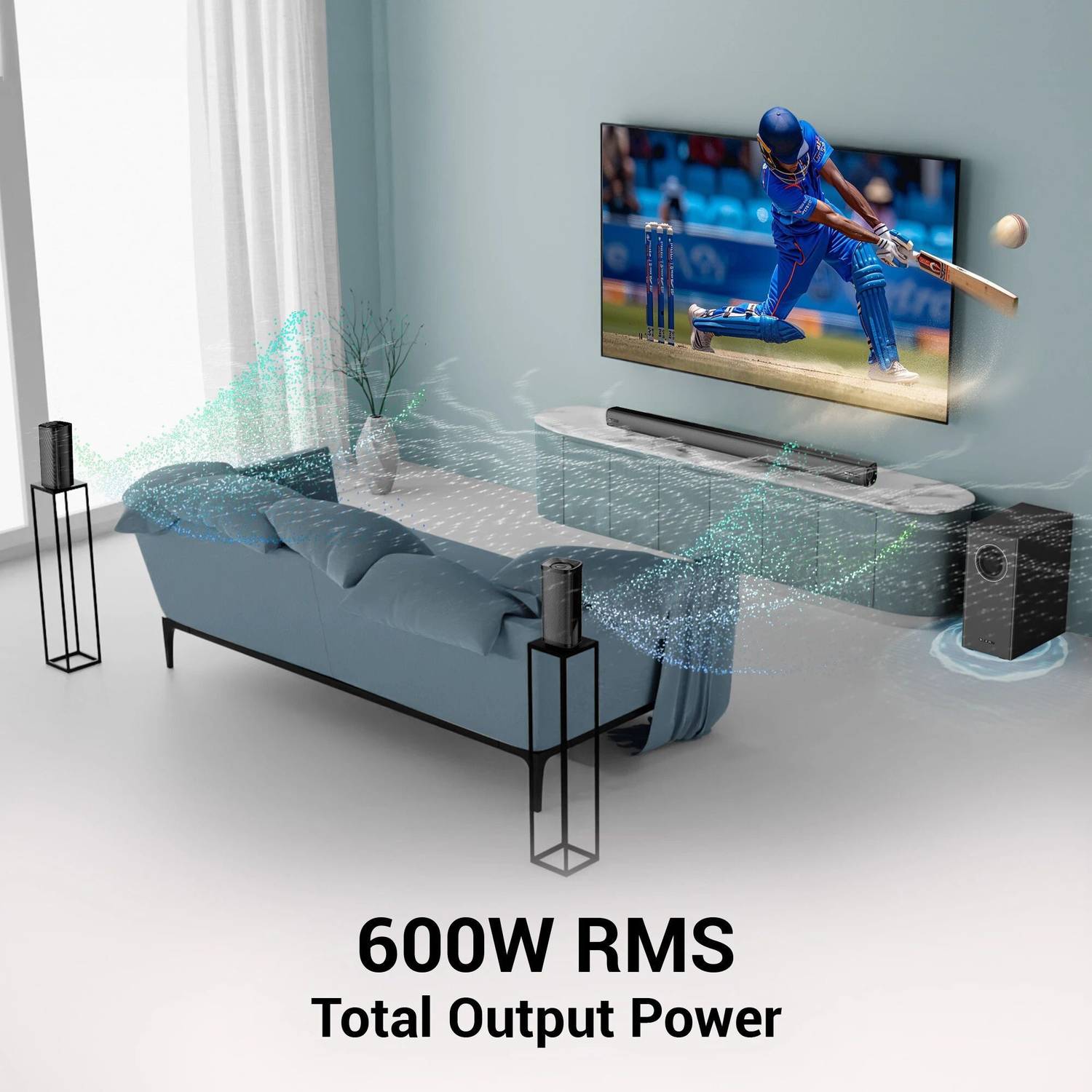 ZEBRONICS Juke Bar 9451 600W Bluetooth Soundbar - Image 3