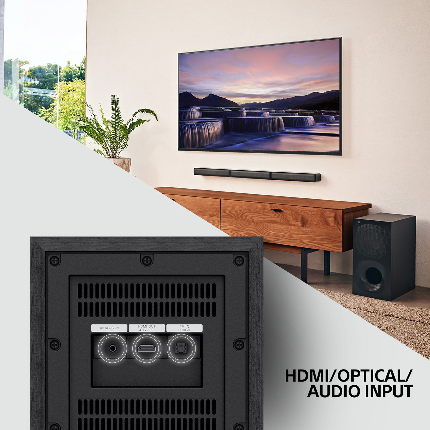 Image of SONY HT-S40R 5.1ch Home Theatre with Dolby Digital, Subwoofer, Rear Speakers, 600 W Bluetooth Soundbar