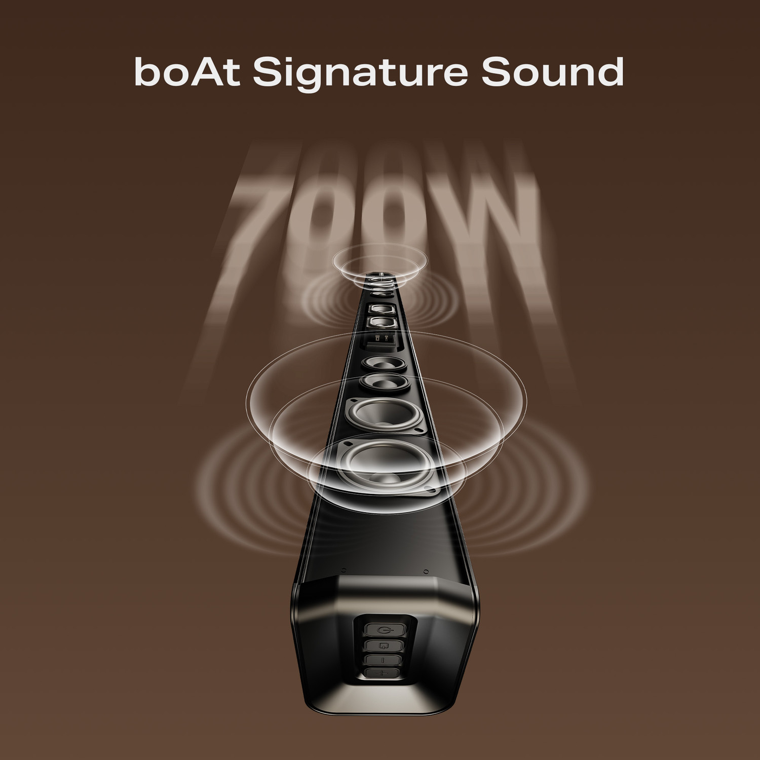 Image of boAt Aavante Prime 5.1 7050D, Dolby Audio, Wireless Satellites, FREE Installation 700 W Bluetooth Soundbar
