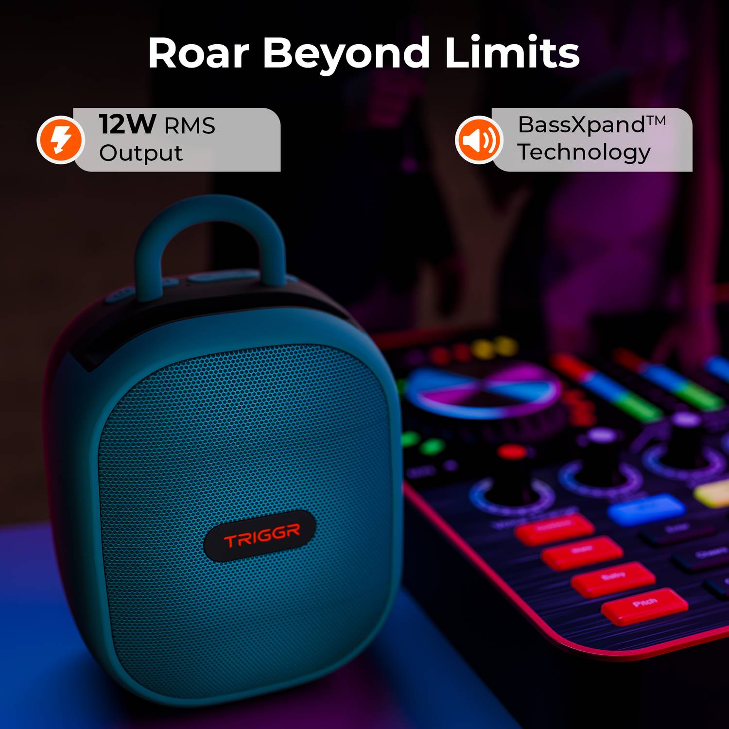 TRIGGR Roar 12 12W Bluetooth Speaker - Image 4