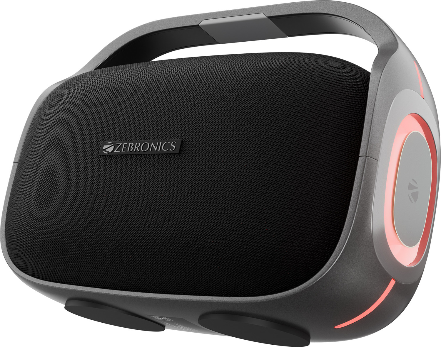 Image of ZEBRONICS Sound Feast 270, 6Hrs Playback, Dual Drivers, TWS, BTv5.3, USB, AUX, LED, Type-C 60 W Bluetooth Party Speaker