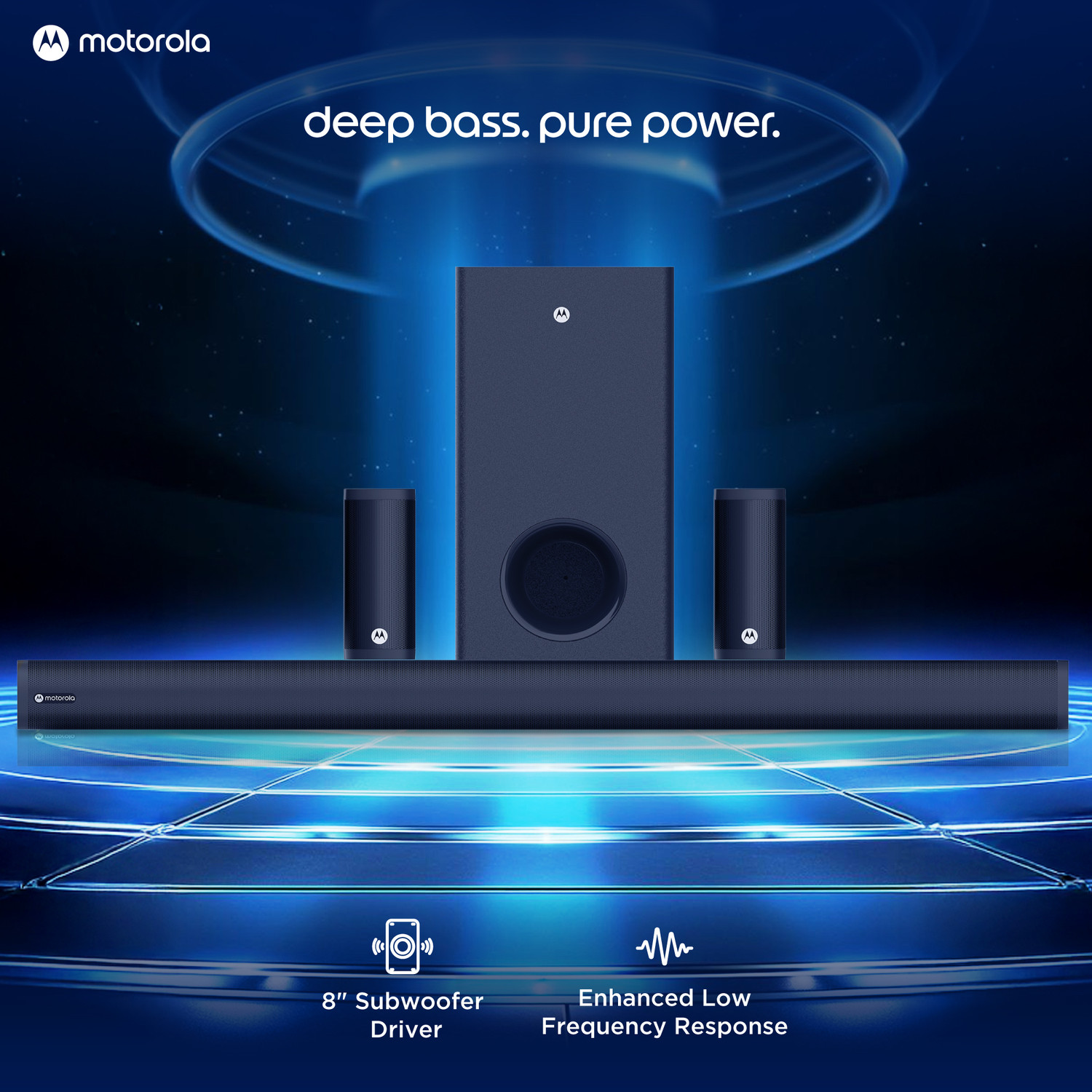Image of MOTOROLA AmphisoundX Vibe 500 W Bluetooth Soundbar