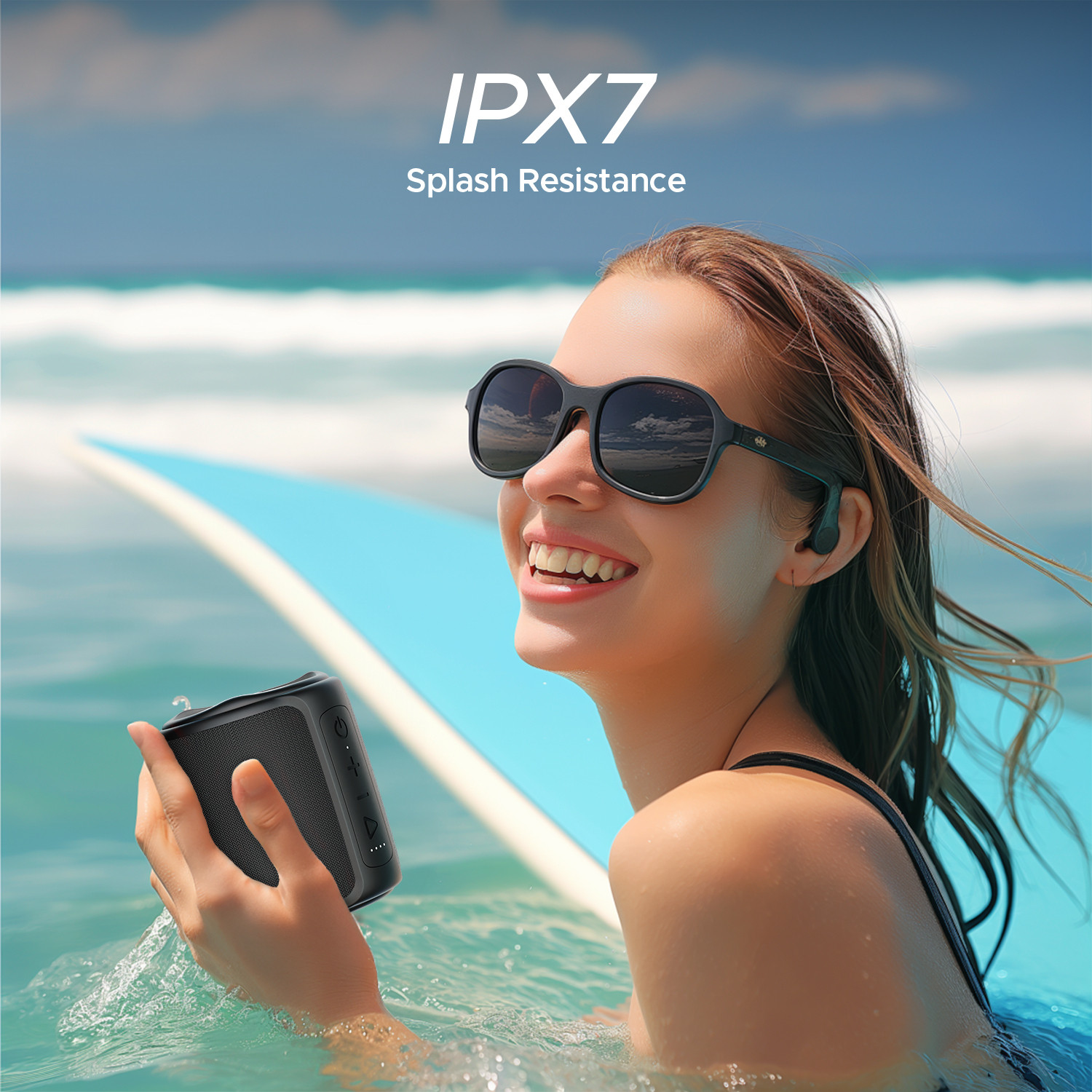 Image of boAt Stone 350, Music Streaming on JioSaavn, 12Hrs Battery, IPX7, TWS Feature 10 W Bluetooth Speaker