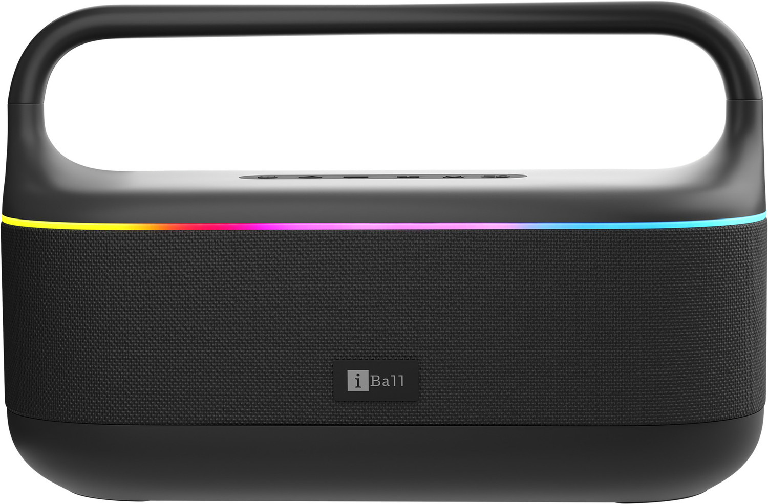 Image of iBall Dhun, 5hrs Playback, Dual Drivers, Dual EQ,Powerful BASS, TWS, RGB, Type-C 50 W Bluetooth Party Speaker