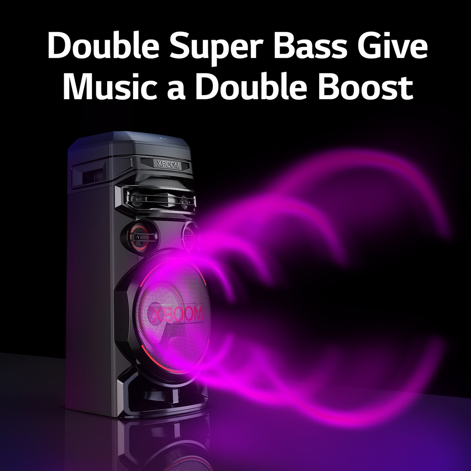 Image of LG RNC7, Powerful sound, Deep Bass, Mic & Guitar input karaoke Bluetooth Party Speaker