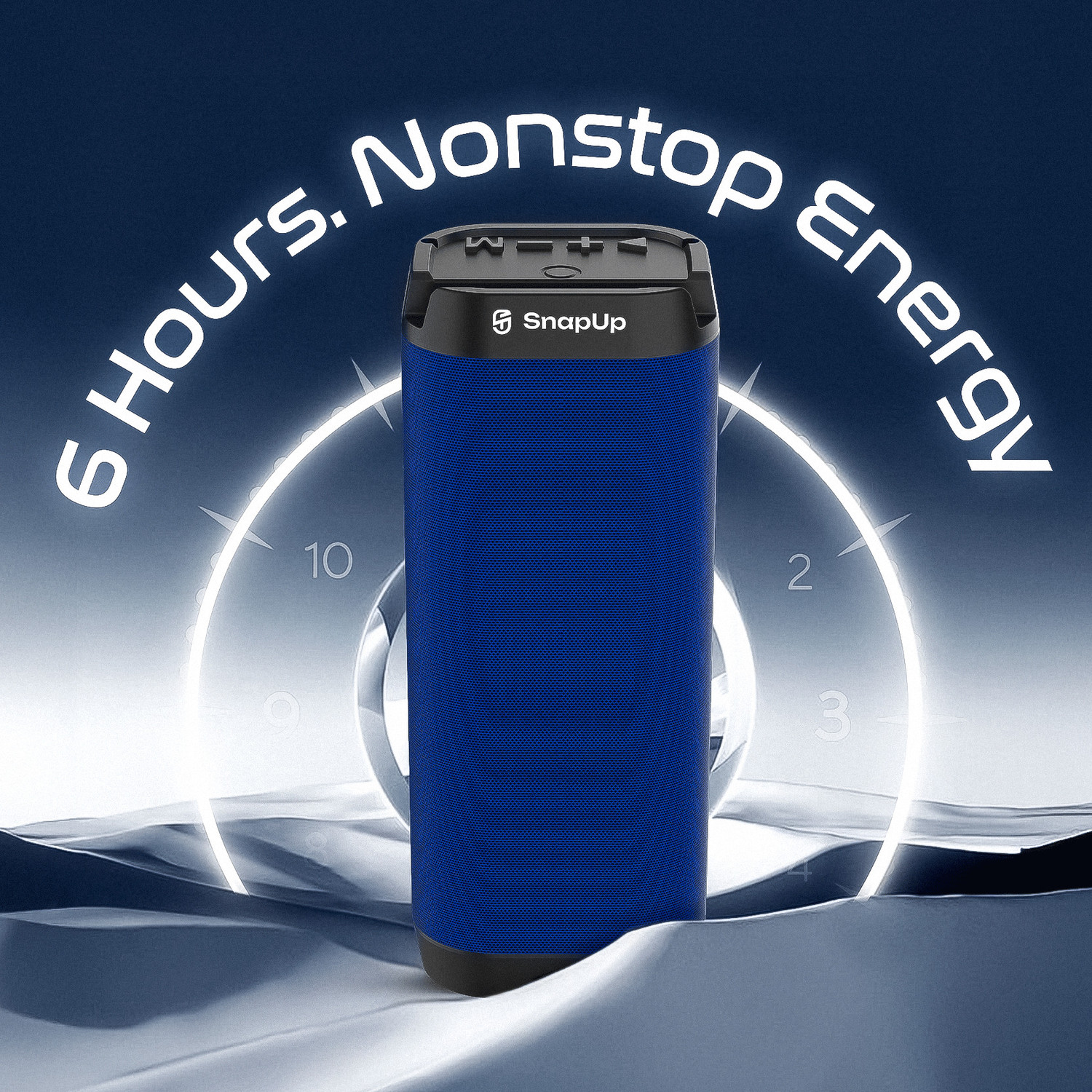 Image of SnapUp Groove Max Upto 6 HR Beats TYPE C BOOM Sound Multi-Compatibility RGB TWS Feature 10 W Bluetooth Speaker