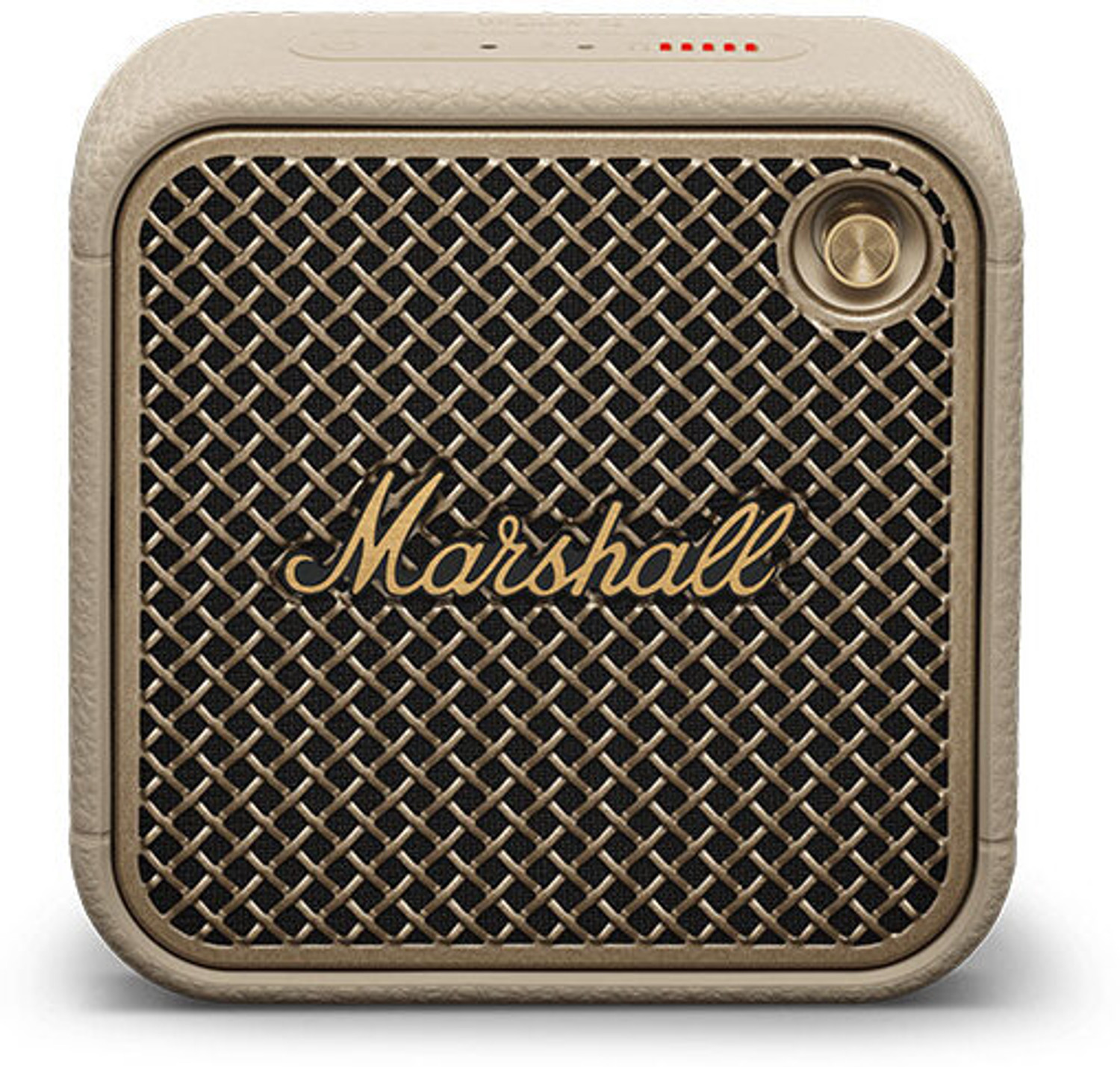 Image of Marshall Willen II Portable Bluetooth Speaker 17+ Hour Playtime, Dust & Waterproof (IP67) 10 W Bluetooth Speaker (Cream, Mono Channel)