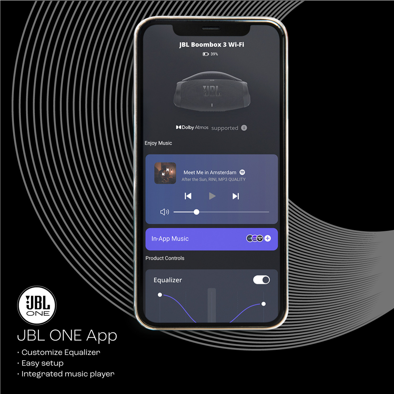 Image of JBL Boombox3 WiFi, Deep Bass, 24H Playtime,BuiltIn Powerbank, IP67, Alexa 180 W Bluetooth Speaker