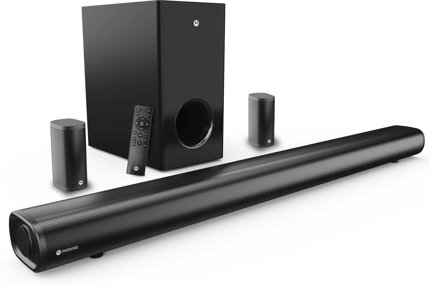 MOTOROLA AmphisoundX Vibe 500 W Bluetooth Soundbar (Black, 5.1 Ch...mo