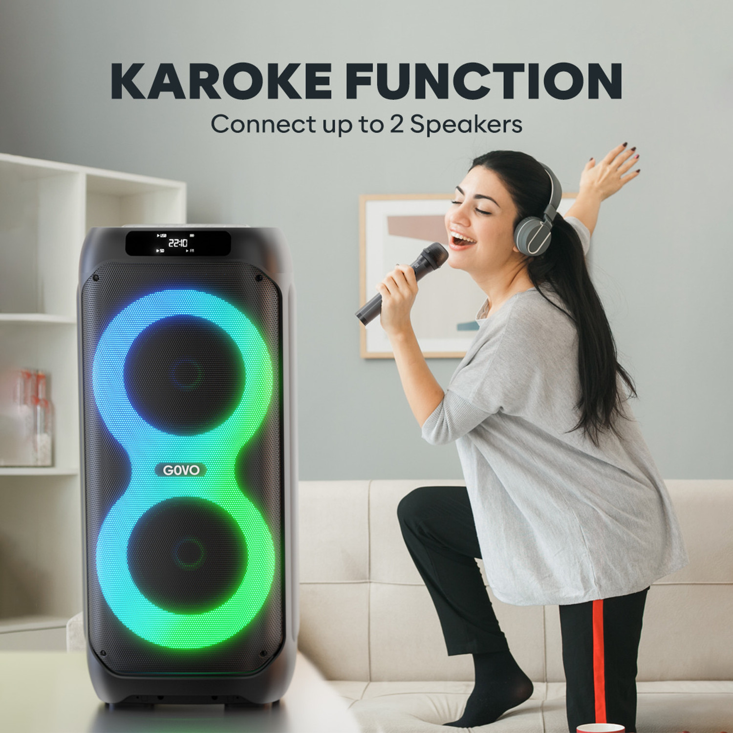 Image of GOVO Goloud 980 160 W Bluetooth Party Speaker
