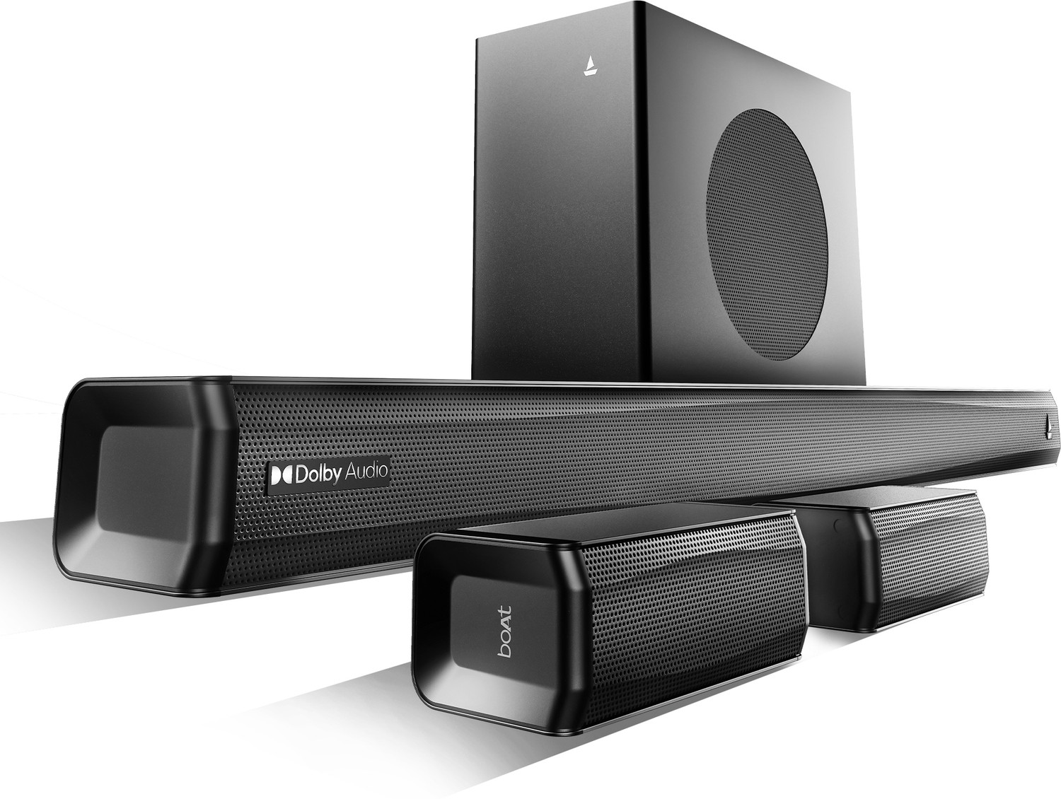 Image of boAt Aavante Prime 5.1 7050D, Dolby Audio, Wireless Satellites, FREE Installation 700 W Bluetooth Soundbar