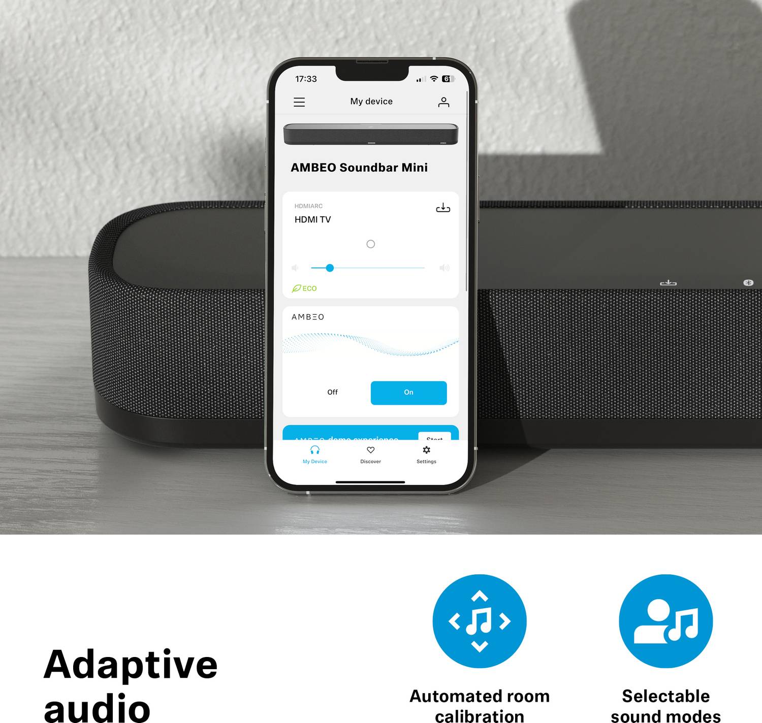 Sennheiser AMBEO Soundbar Mini 250W Bluetooth/Wi-Fi - Image 4