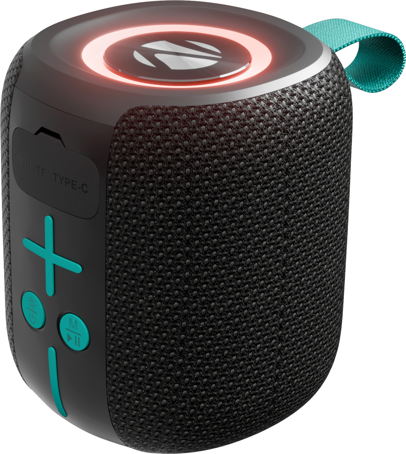 Image of ZEBRONICS Sonic Pod 15, 10hrs Playback, BT v5.4, TWS, USB, RGB Modes, Splash Proof, Type C 5 W Bluetooth Party Speaker