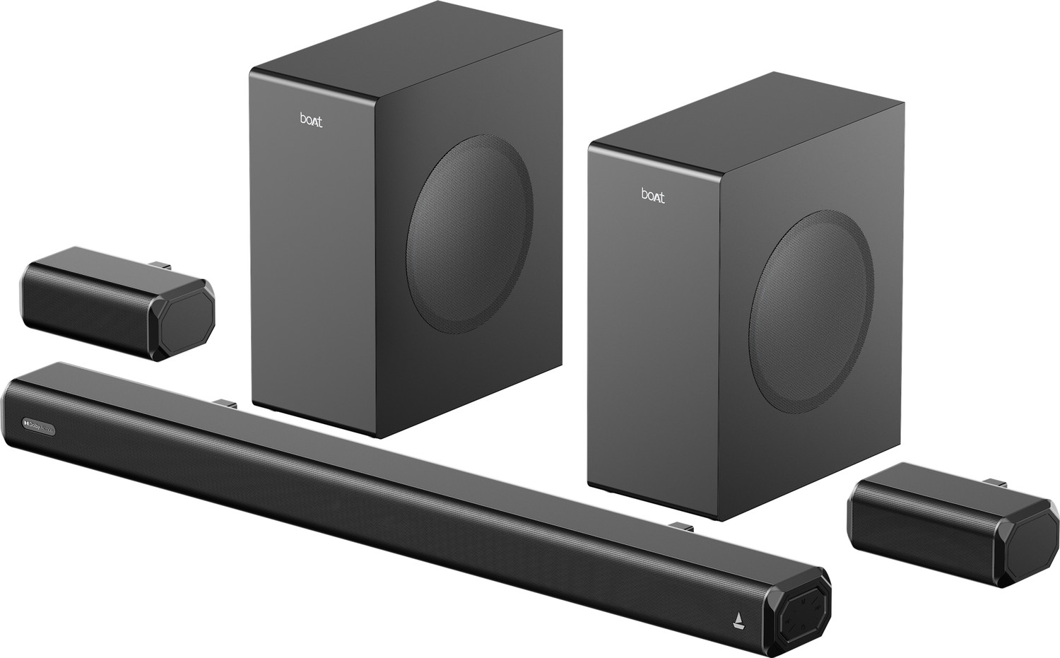 Image of boAt Aavante Bar Prime DA600,Dual Subwoofer,Rear Speaker 600 W Bluetooth Soundbar