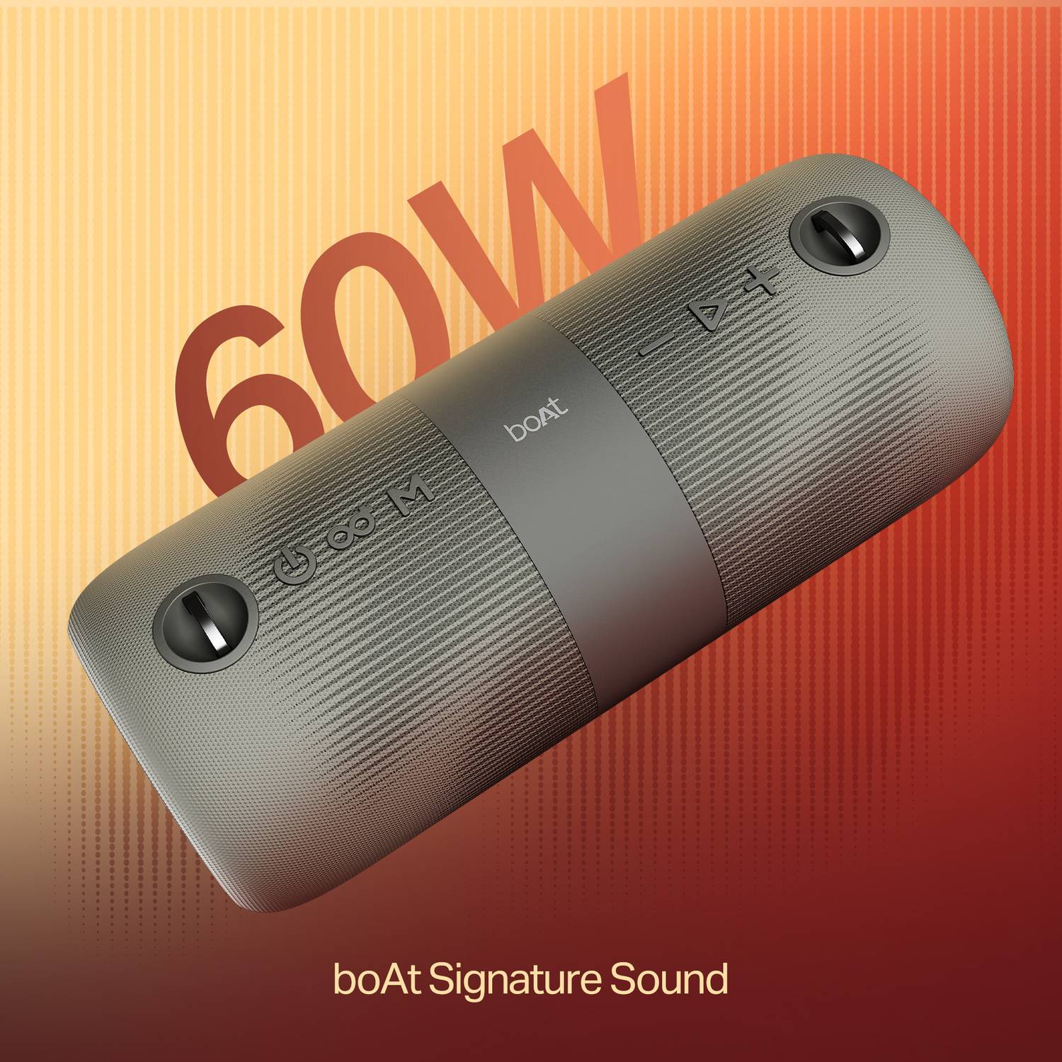 boAt Stone 1200 Pro 60W Bluetooth Speaker, Beige - Image 5