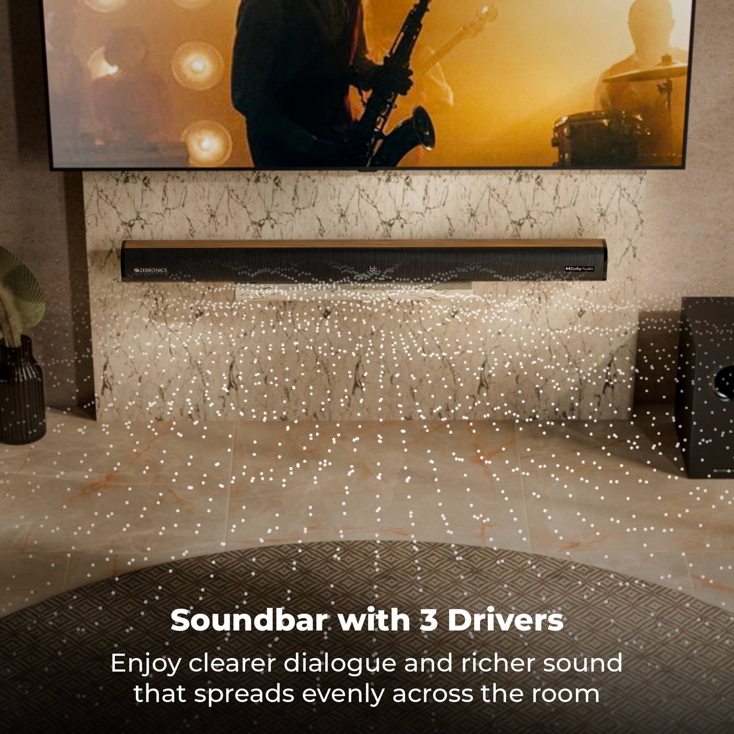 ZEBRONICS Juke Bar 9451 600W Bluetooth Soundbar - Image 4
