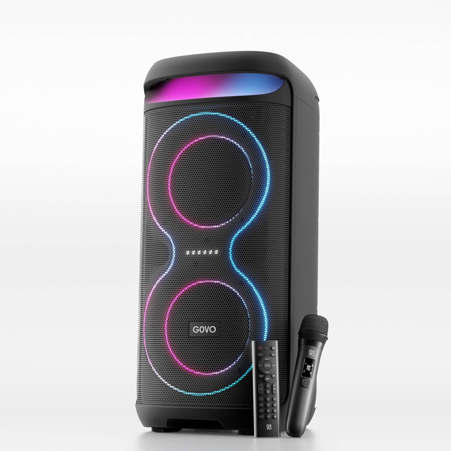 GOVO Goloud 660 120W Bluetooth Party Speaker Silver