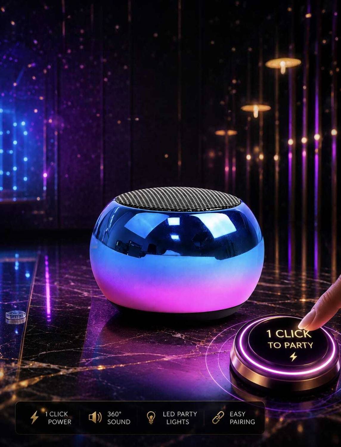 kenvex MINI-MULTI-SPEAKER-KV-99-BLUETOOTH-METAL-BODY 10 W - Image 2