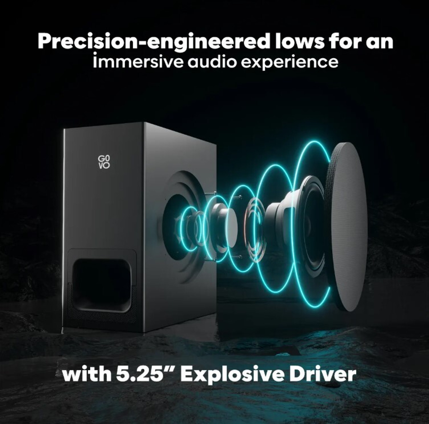 Image of GOVO GOSURROUND 945 PRO 5.1 with 5.25 inch Wired Subwoofer 260 W Bluetooth Soundbar