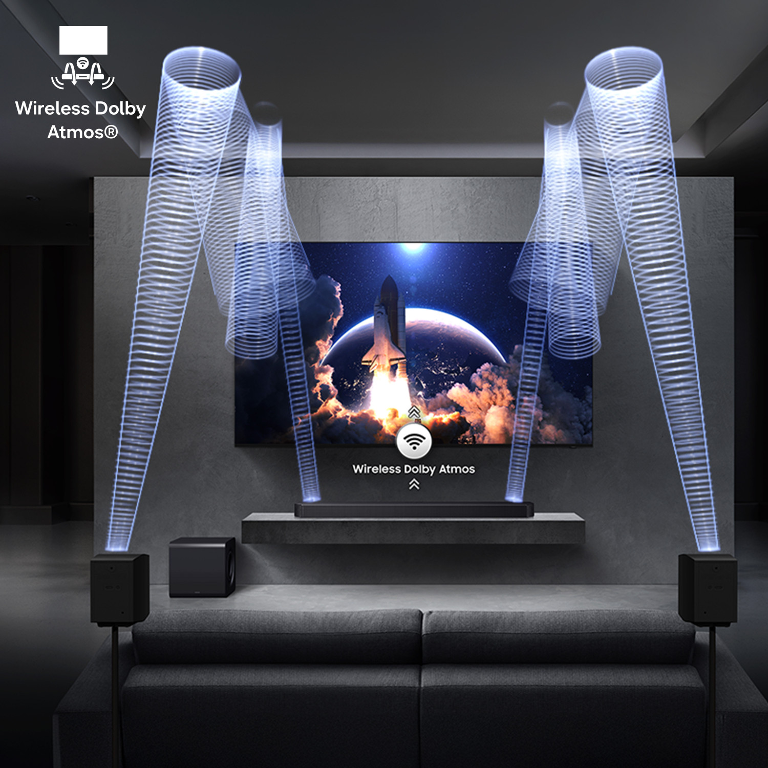 Image of Samsung HW-Q930H /XL 580W 9.1.4ch Wireless Atmos Surround Soundbar 580 W Bluetooth Home Audio Speaker