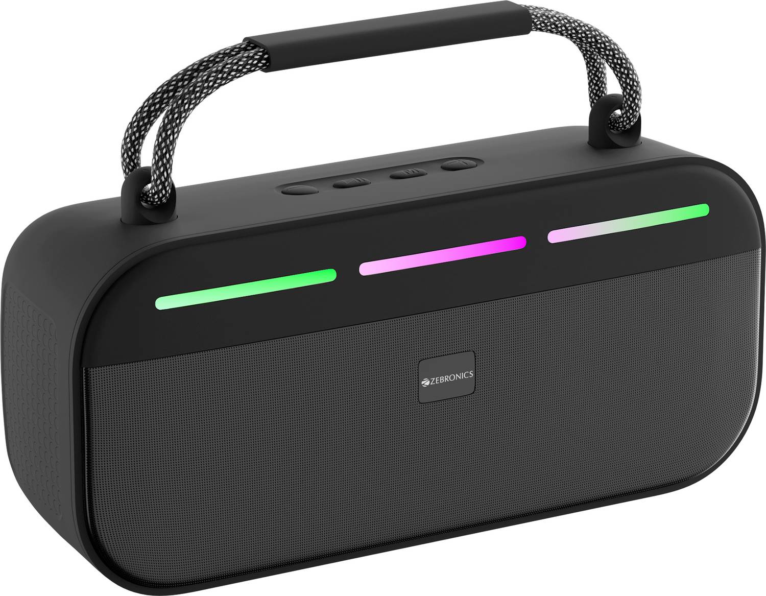 ZEBRONICS Sound Feast 45, 5hrs Playback, TWS, RGB, USB, 20 W Bluetooth Speaker