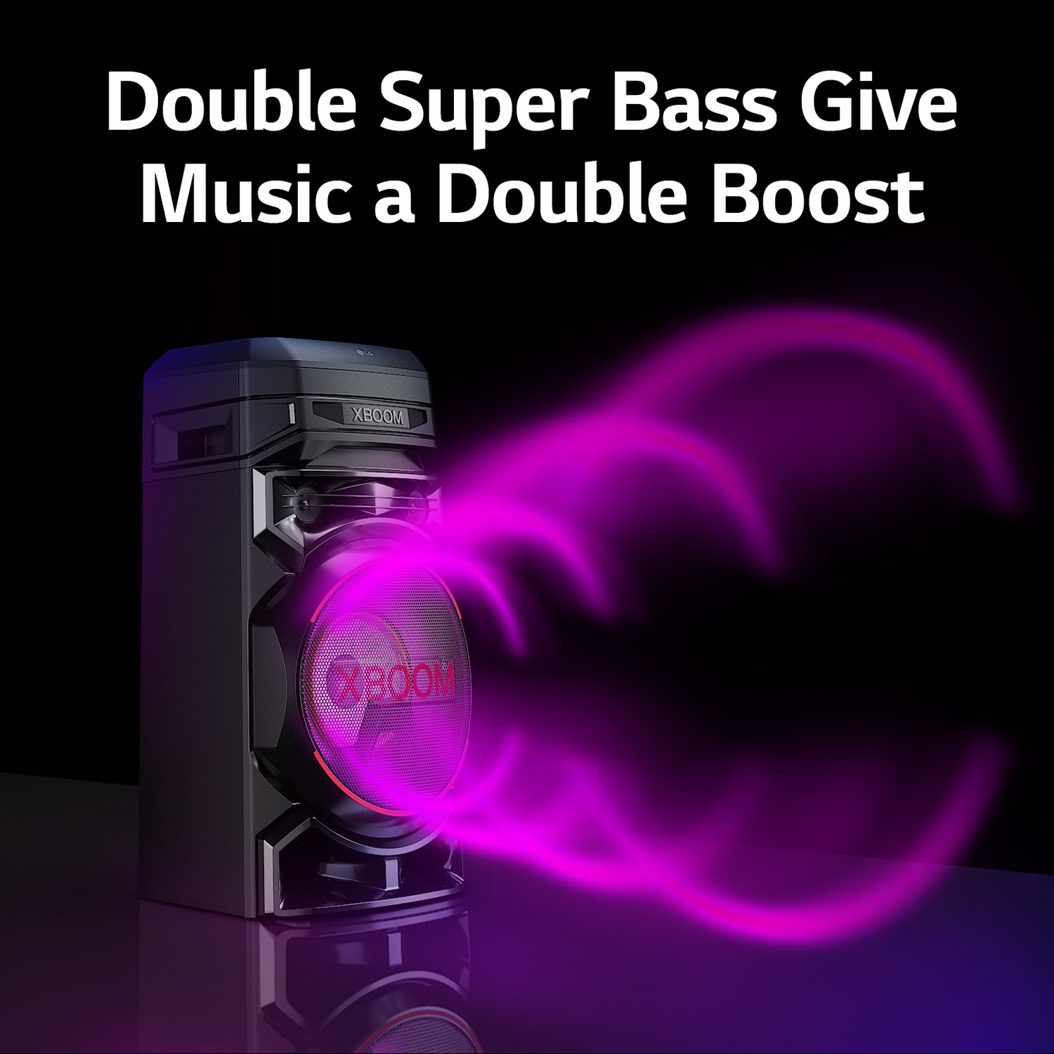 Image of LG RNC5, Powerful sound, Deep Bass, Mic & Guitar input karaoke Bluetooth Party Speaker