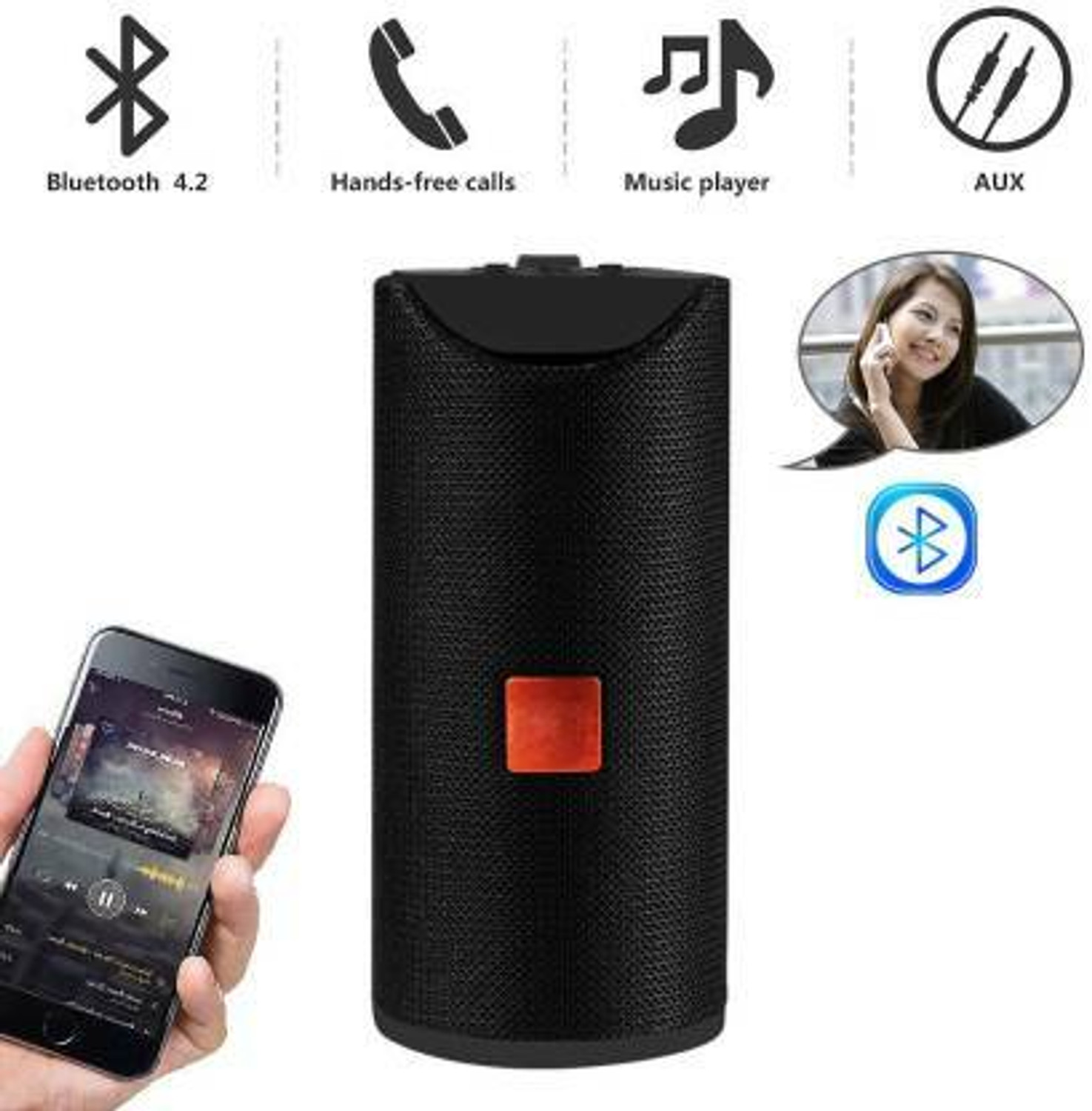 Image of NEELTREDE TG-113 Portable Mini Bluetooth Speaker with crystal clear sound 5 W Bluetooth 10 W Bluetooth Soundbar