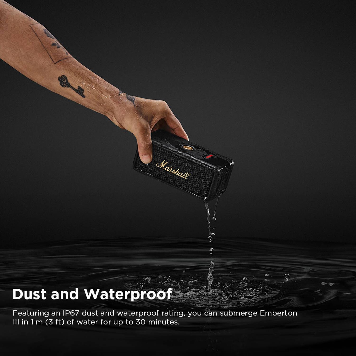 Marshall Emberton III 32+Hour Bluetooth Speaker - Image 4