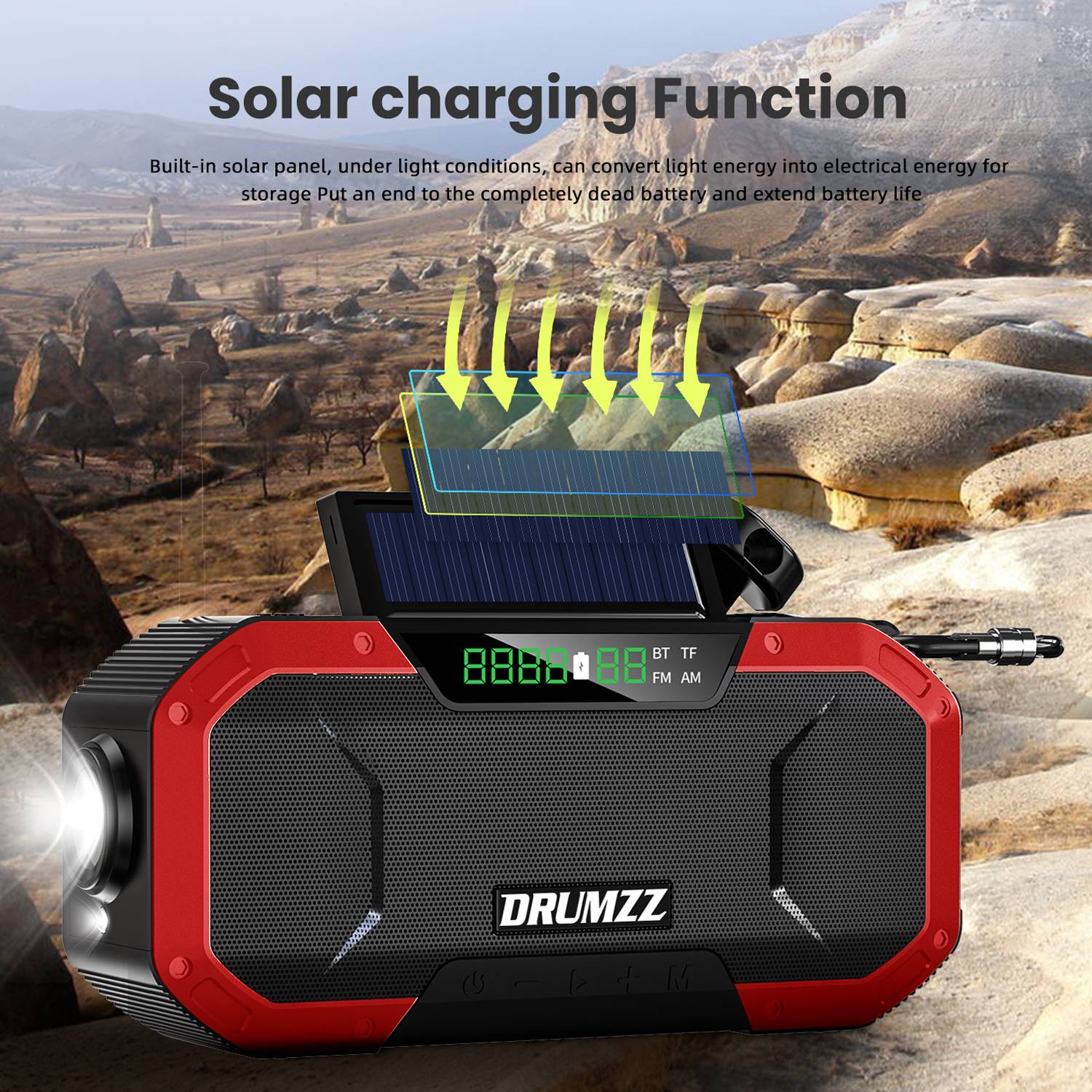 Buy DRUMZZ 400 Bluetooth Speaker for Cyclist & Bikers- with Bike