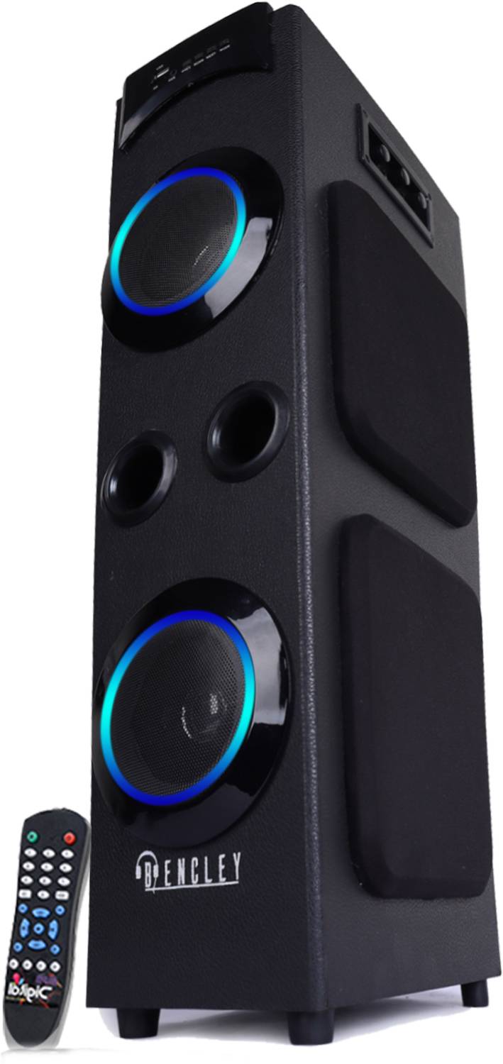Bencley LEGACY-2 Double Woofer Bluetooth Tower Speaker with Neon