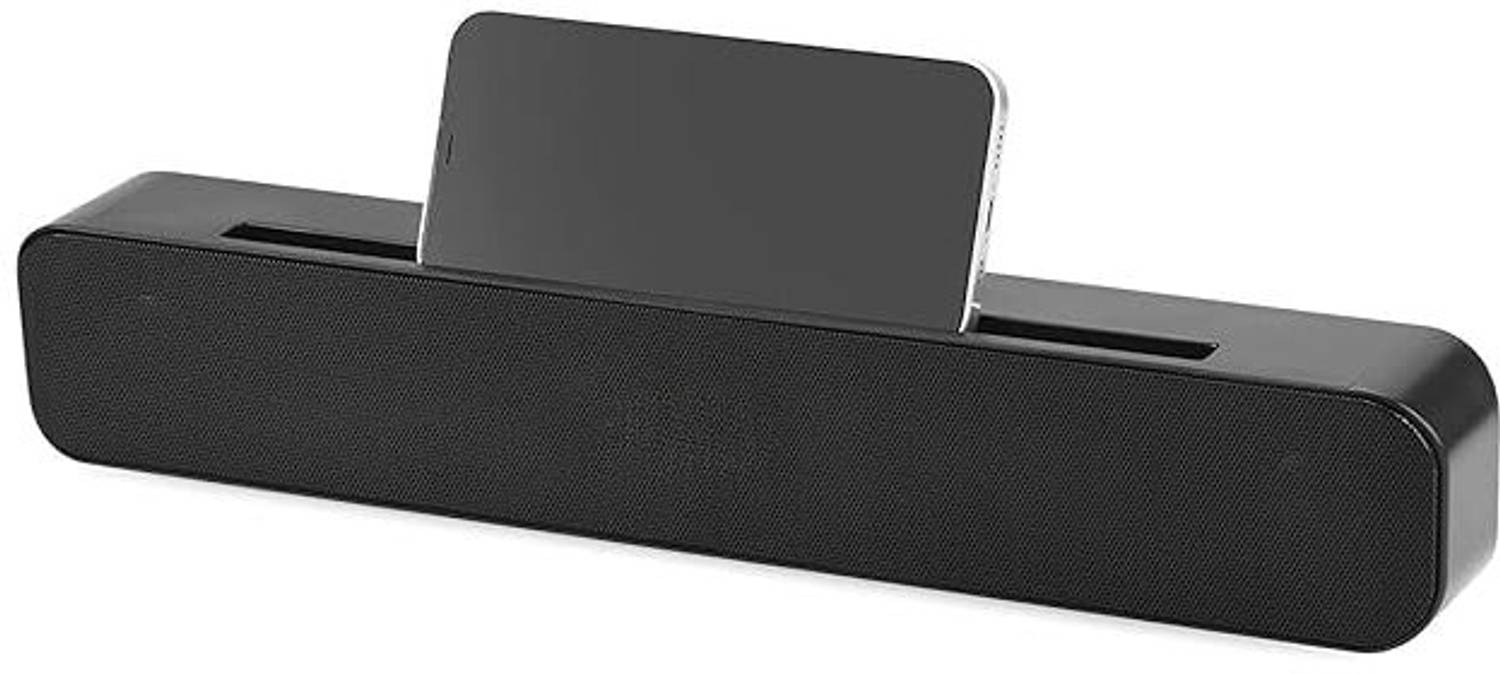 Rhobos Portable Home TV Soundbar – 10W Bluetooth Speaker with Dynamic Thunder Sound 16 W Bluetooth Home Audio Speaker