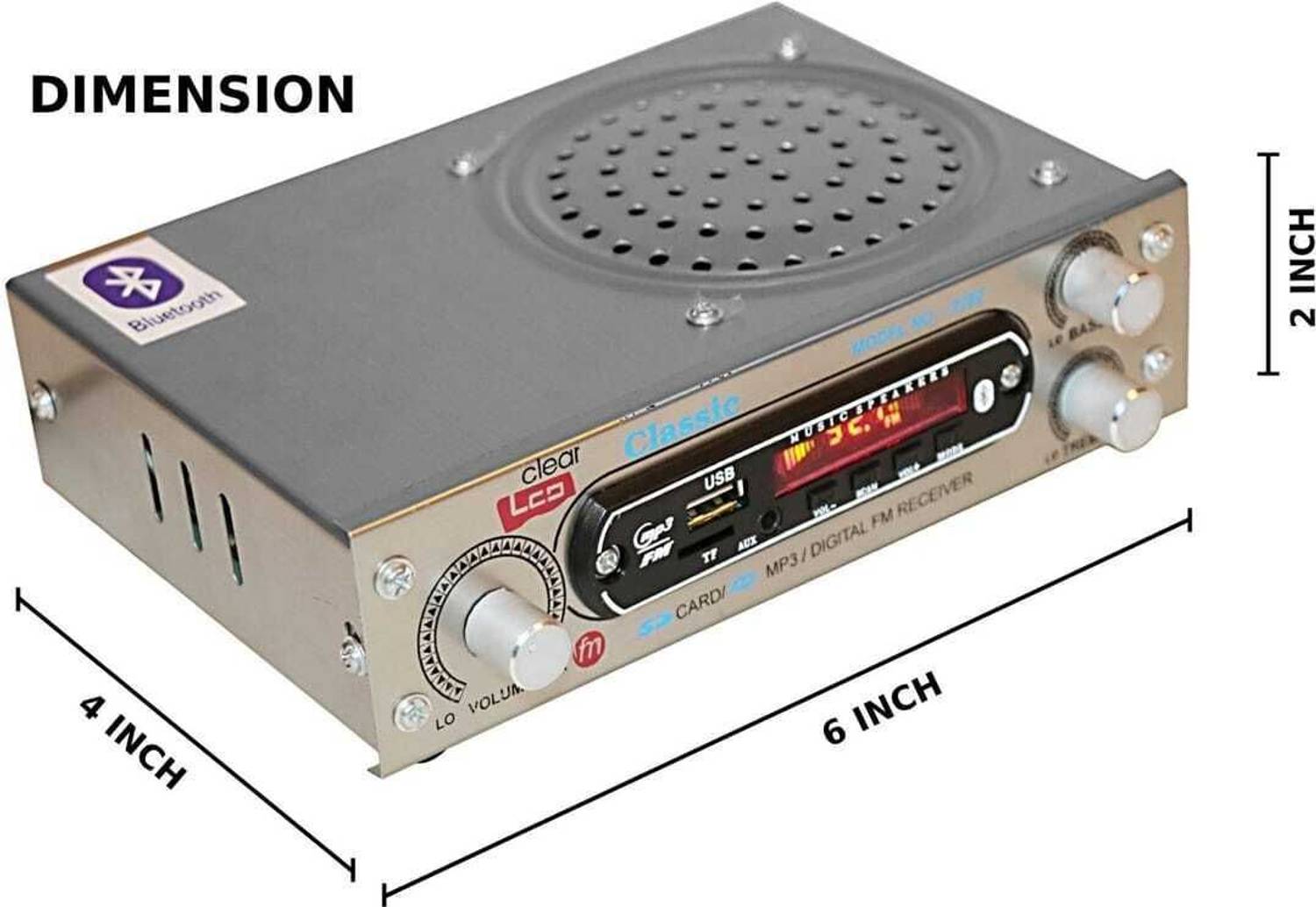 BTX IPL AC/DC Multimedia Speaker with Bluetooth, USB, SD Card, Aux FM Radio 10 W Bluetooth Home Audio Speaker - Image 2