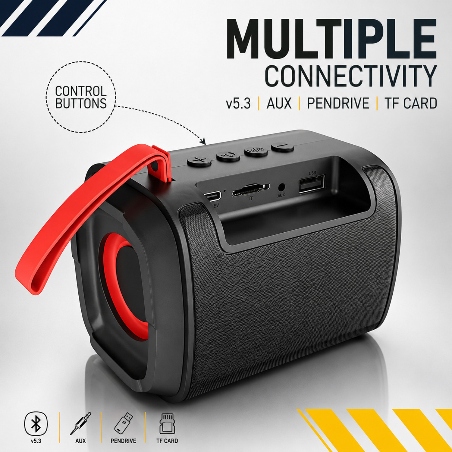 Image of Ubon SP-46 bluetooth wireless speaker 10watt with 10 hours of playtime 10 W Bluetooth Laptop /Desktop Speaker