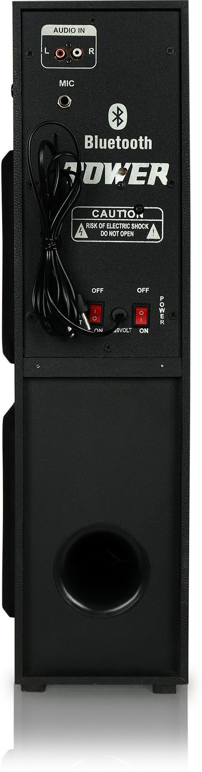 Image of Bencley LEGACY BASS DOUBLE WOOFER With Multi-Color Neon Lights 115 W Bluetooth Home Audio Speaker