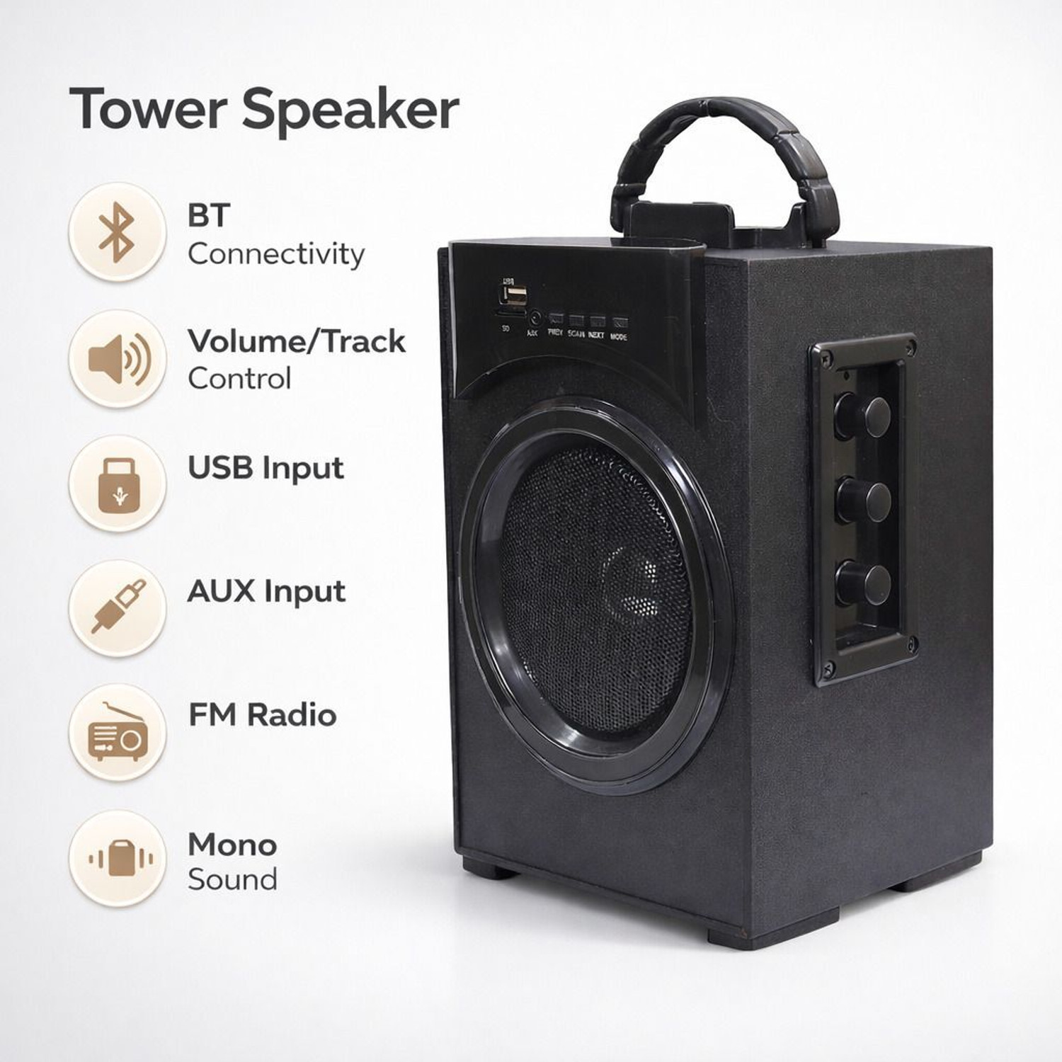 Image of ARSOUND N1 50 W Bluetooth Home Audio Speaker