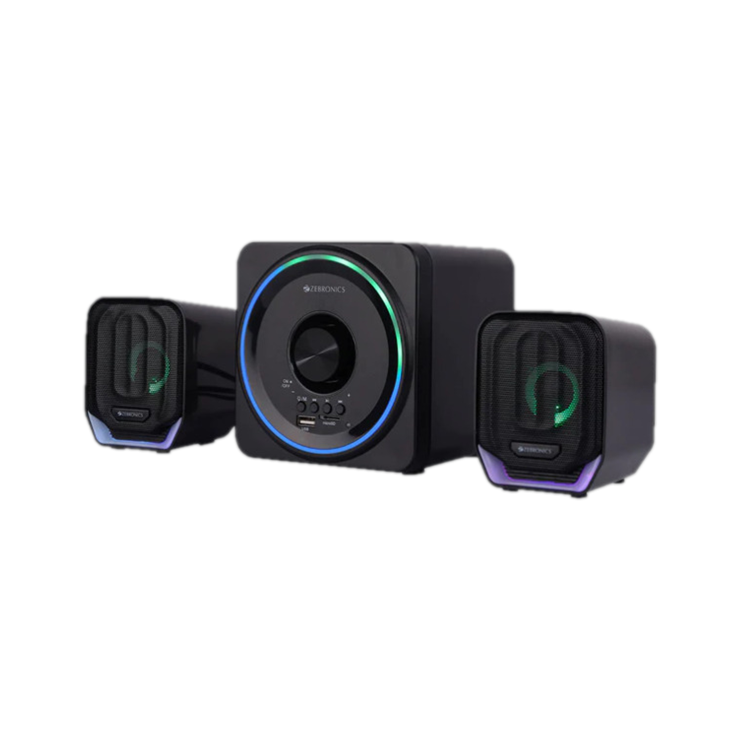ZEBRONICS Pluto 2 15W Bluetooth Speaker Black - Image 1