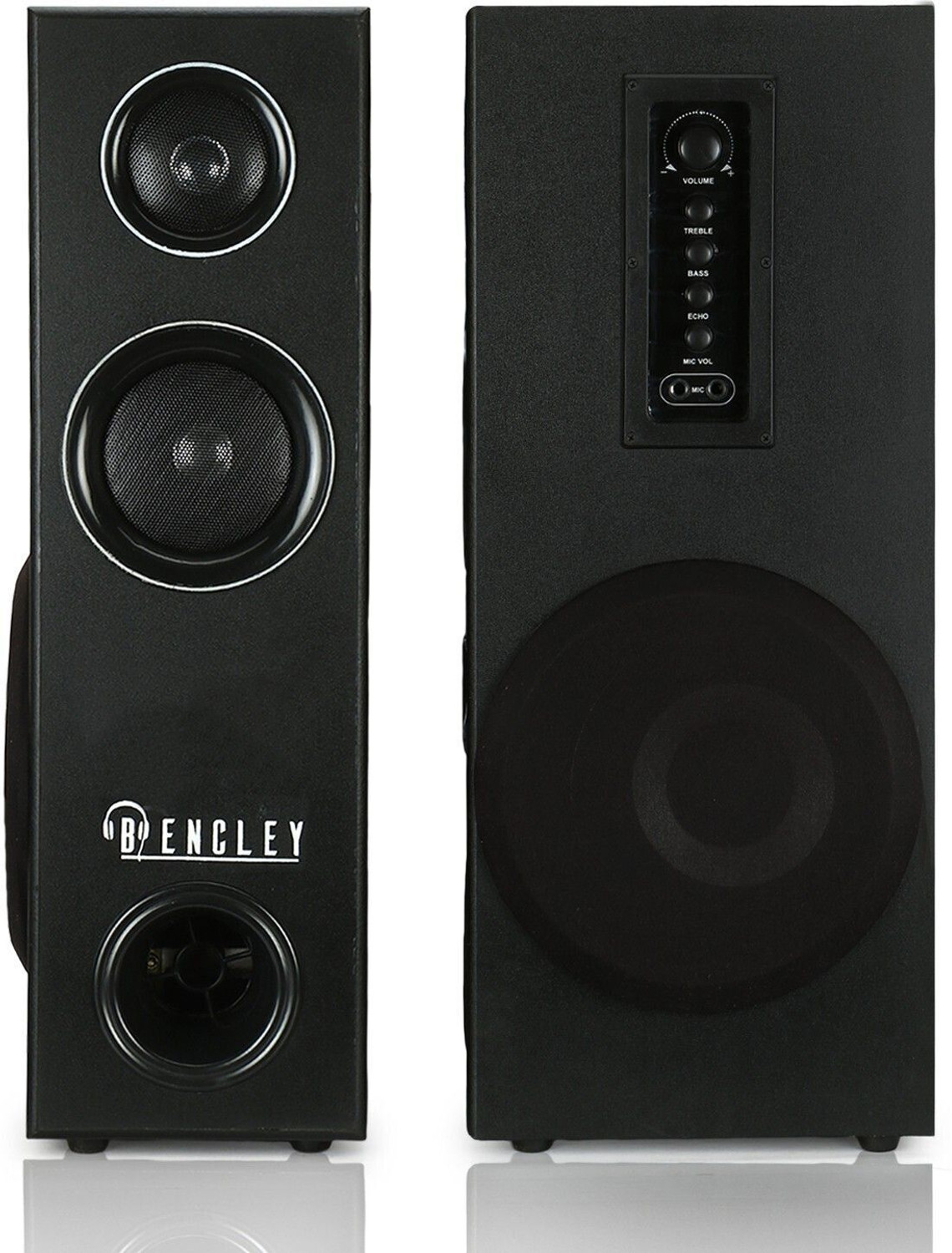 Image of Bencley BLKThunderbird Double Tower 150 W Bluetooth Home Audio Speaker