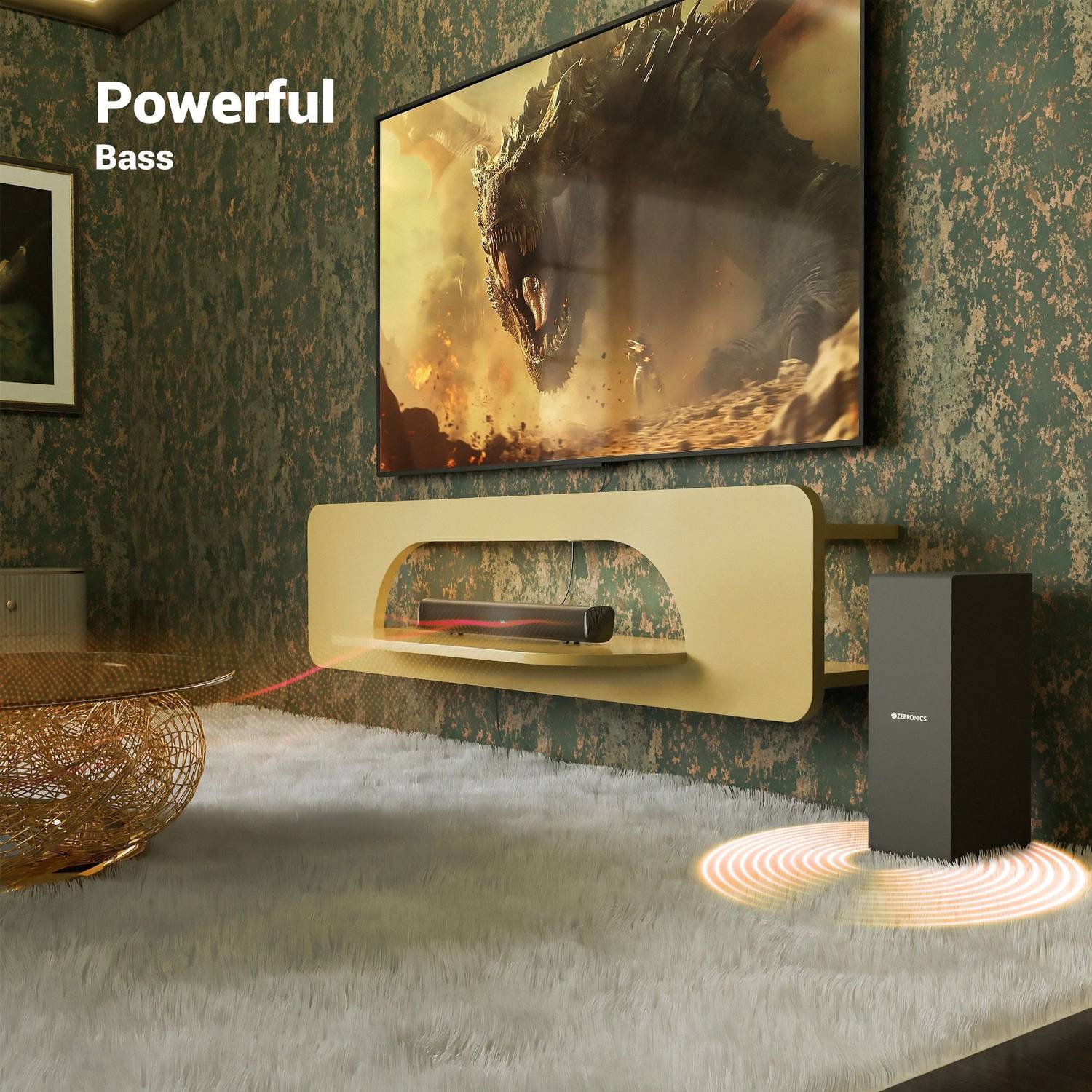 ZEBRONICS Juke Bar 200A 90W Bluetooth Speaker Black - Image 3