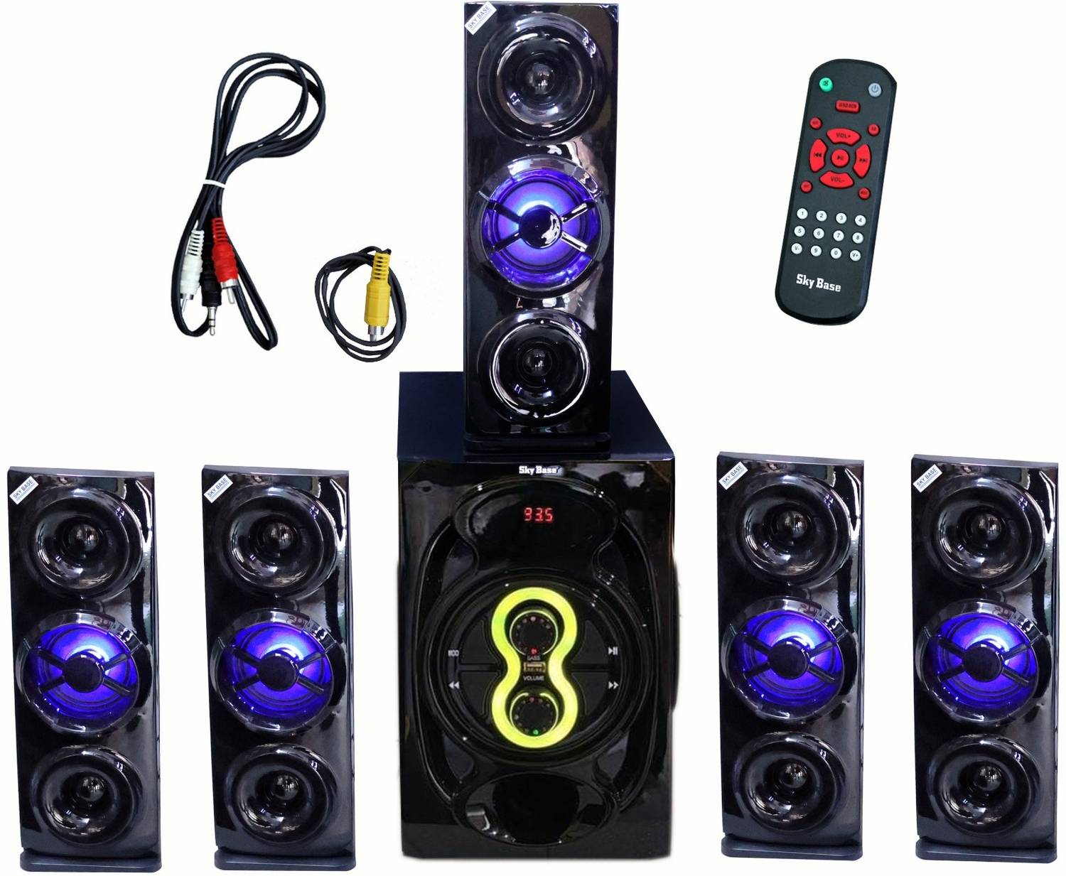 SKYBASE Cobra-2 9500 W Bluetooth Home Theatre (Black, 5.1 Channel