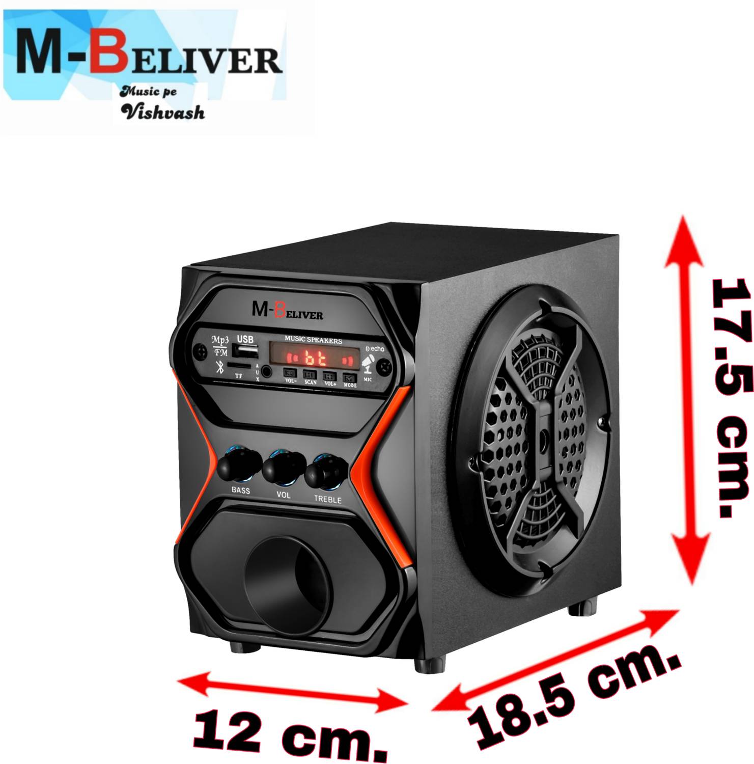 M-BELIVER NANO PLUS 30W Bluetooth Home Theatre - Image 4
