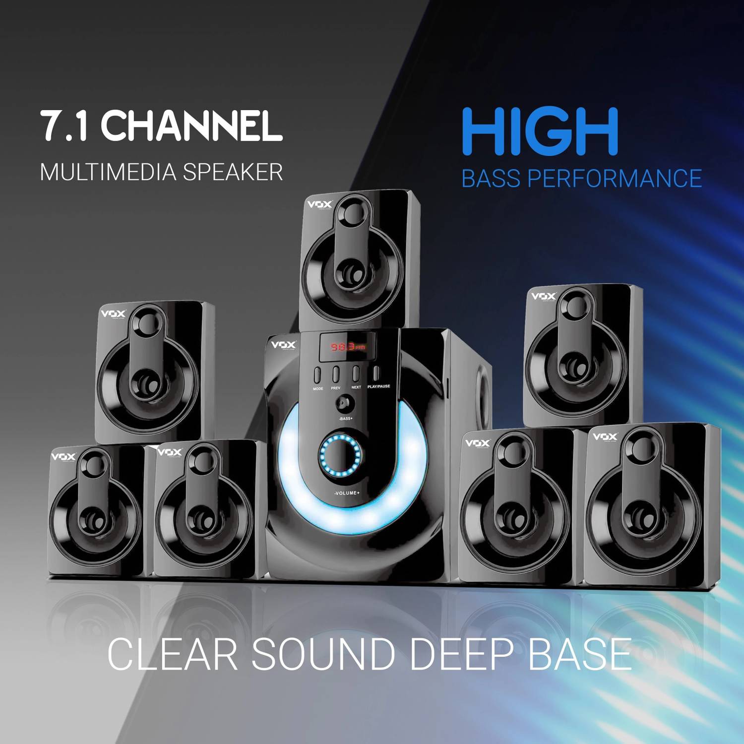 Vox V7171 7.1 Bluetooth Home Theatre - Image 2