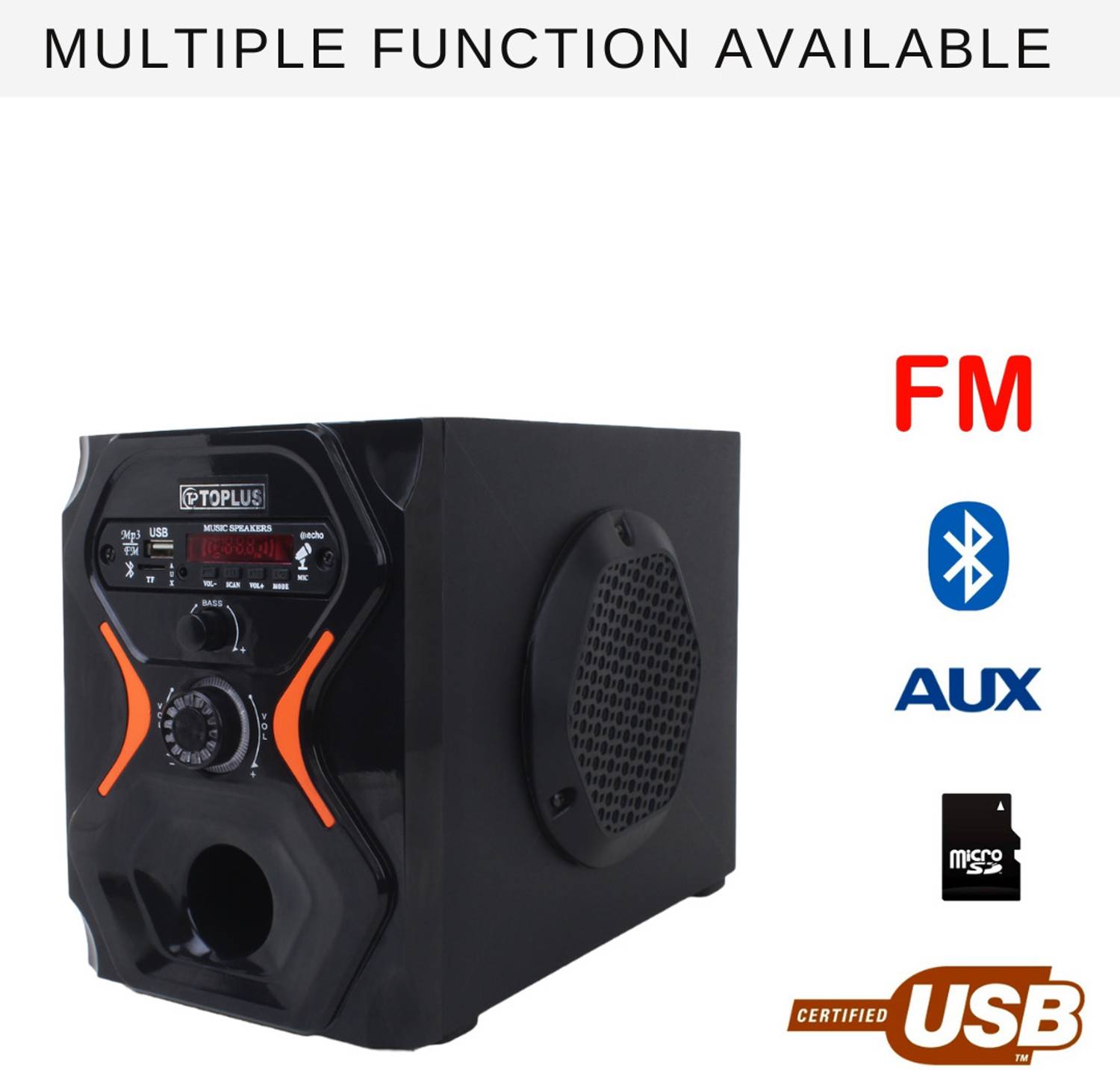 TOPLUS TP-810DT 35W Bluetooth Home Theatre - Image 4