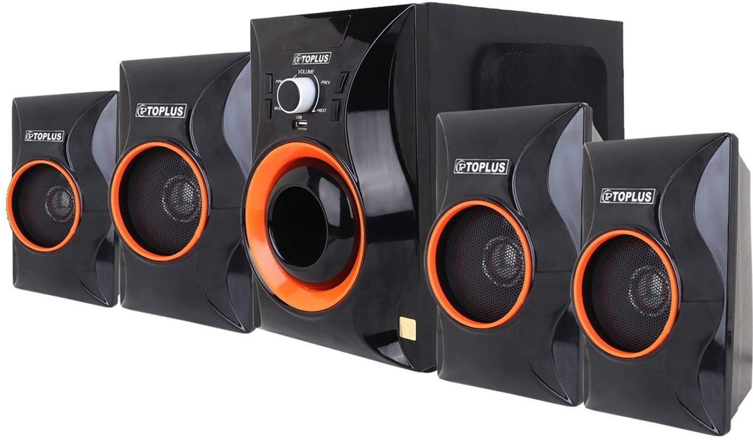 TOPLUS WAV 78 W Bluetooth Home Theatre (Black, 4.1 Channel)